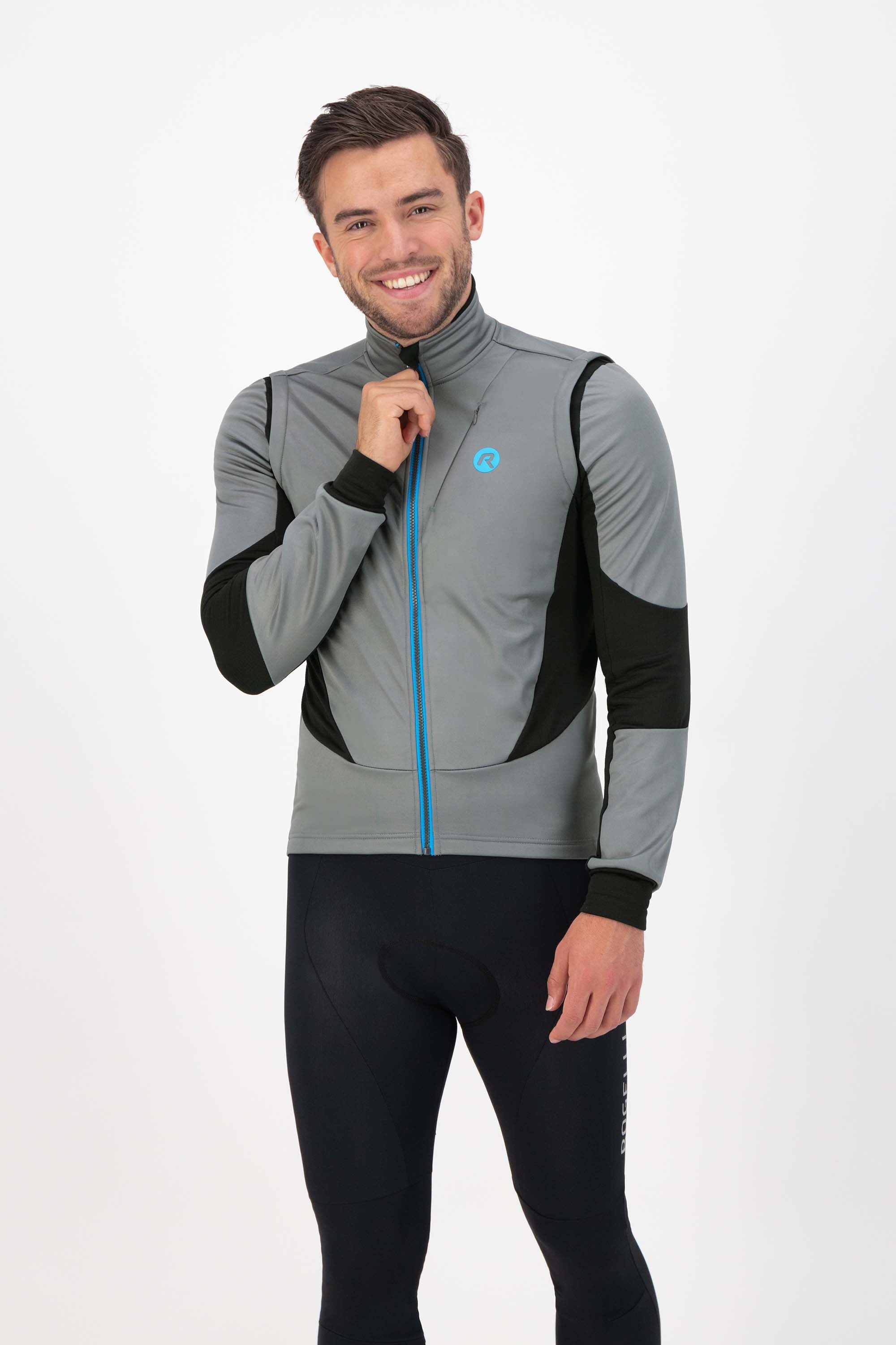 Brave winterjack heren grijs