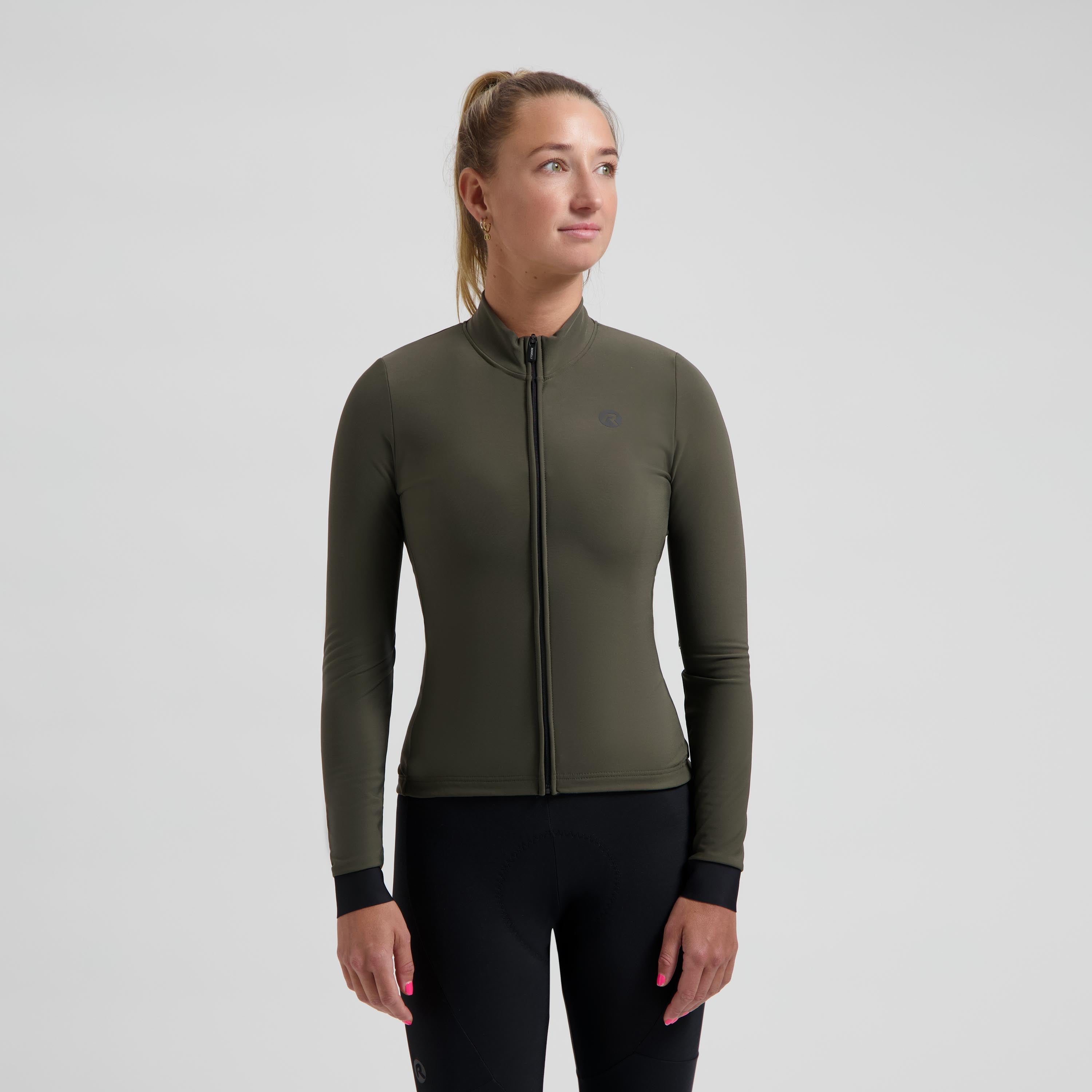 Signature Bicycle shirt Long sleeve ladies - Army green