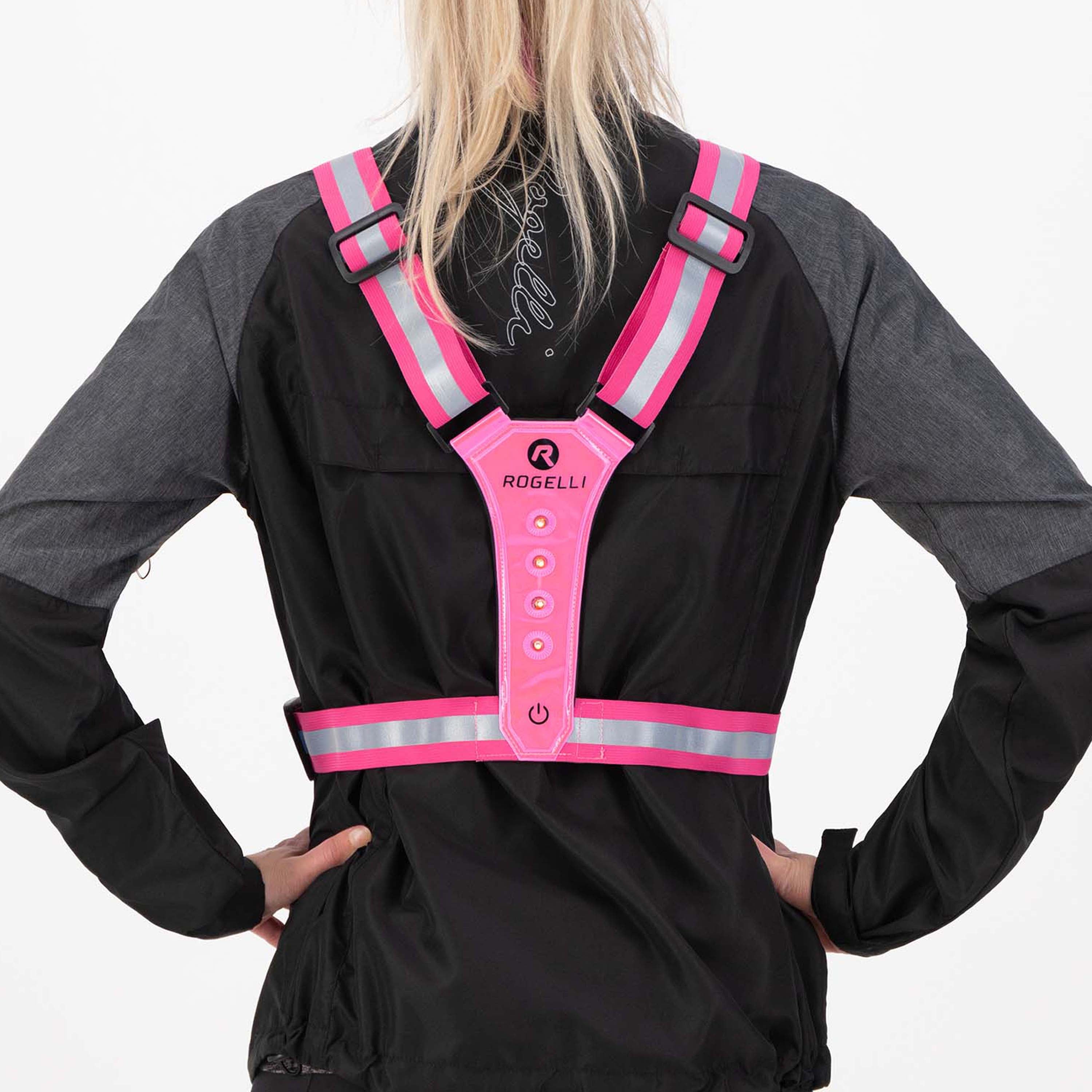 LED-vest - Neon Roze