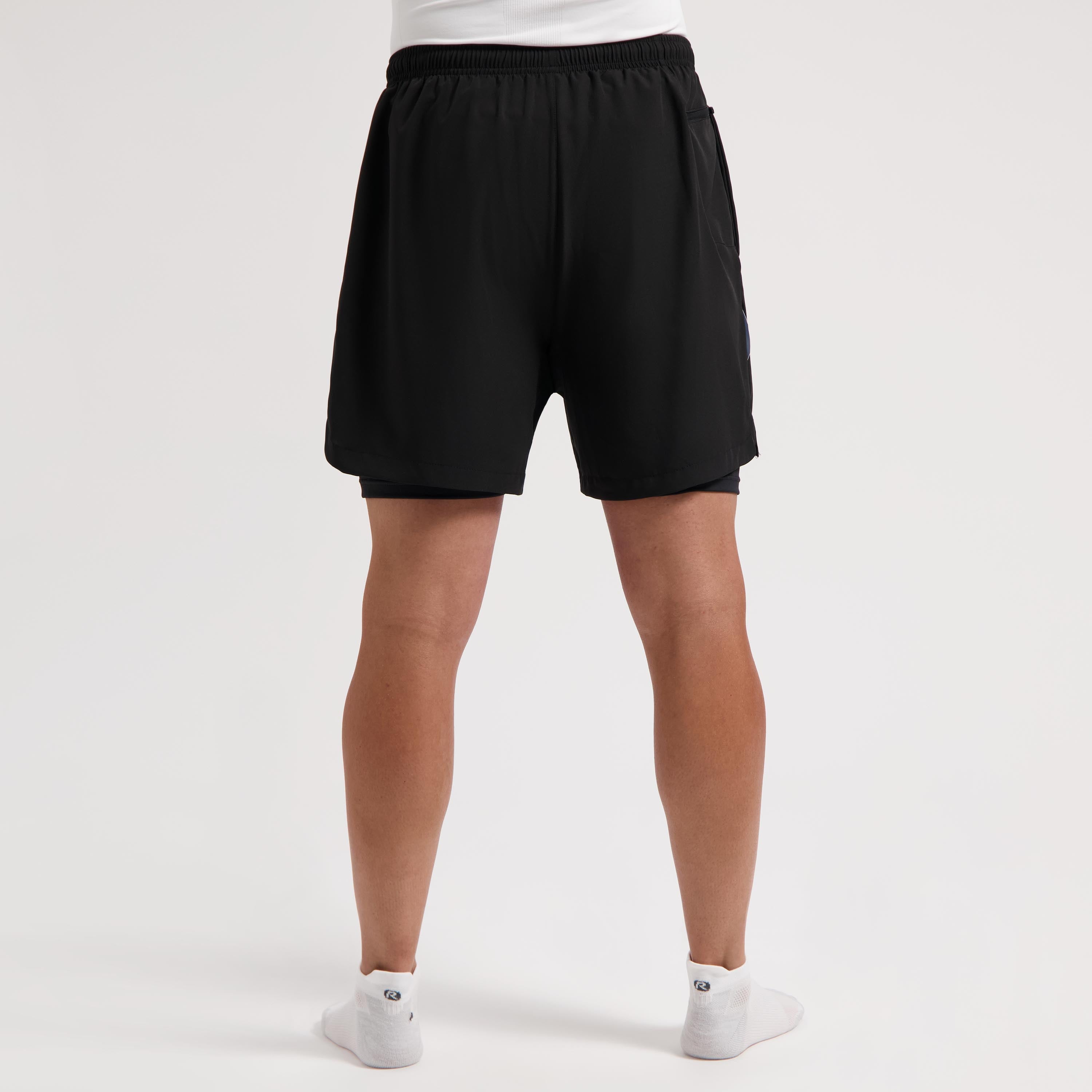 Essential 2-in-1 running shorts Men - Black