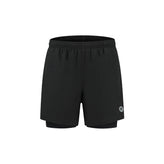 Essential 2-in-1 Hardloopshort Heren - Zwart