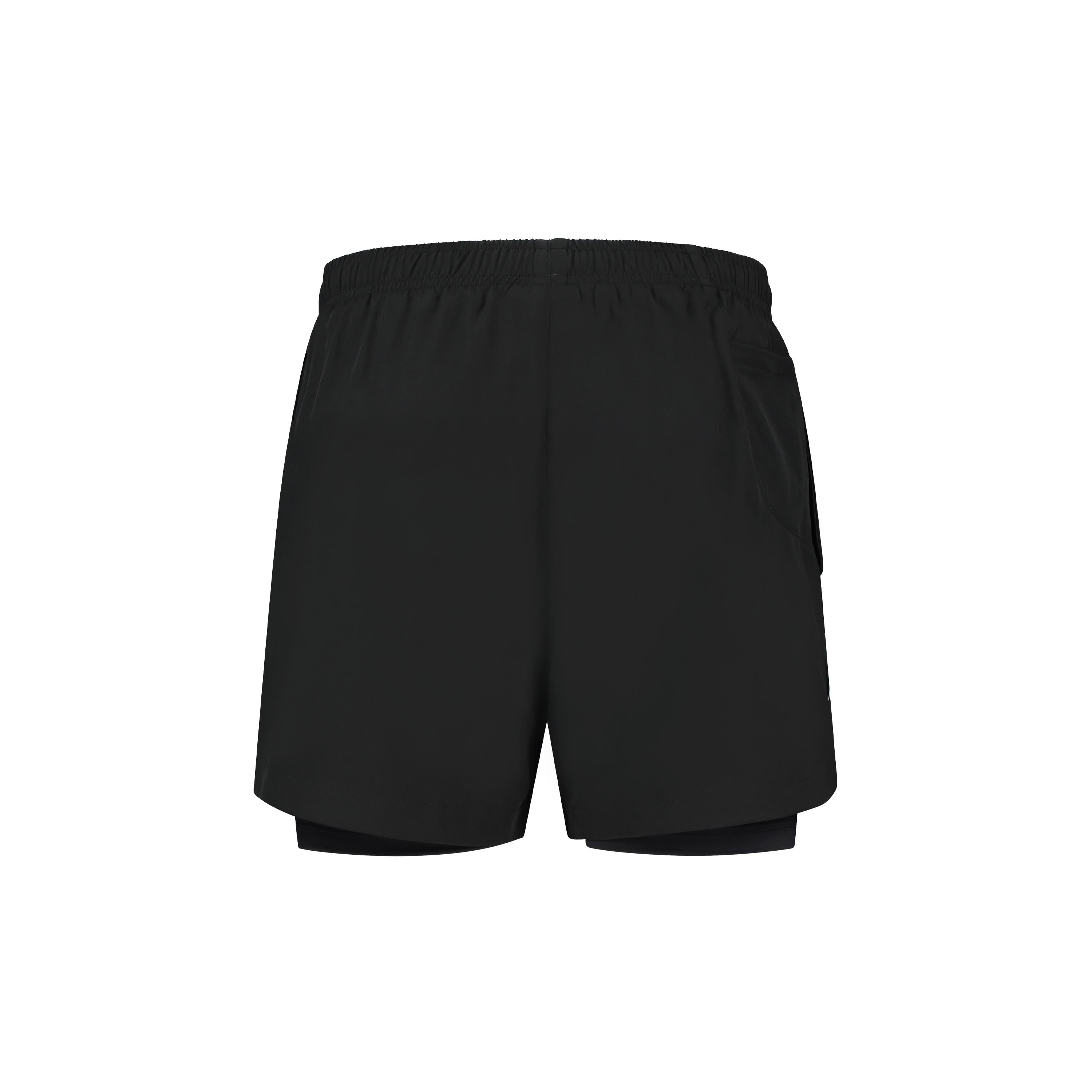 Essential 2-in-1 running shorts Men - Black