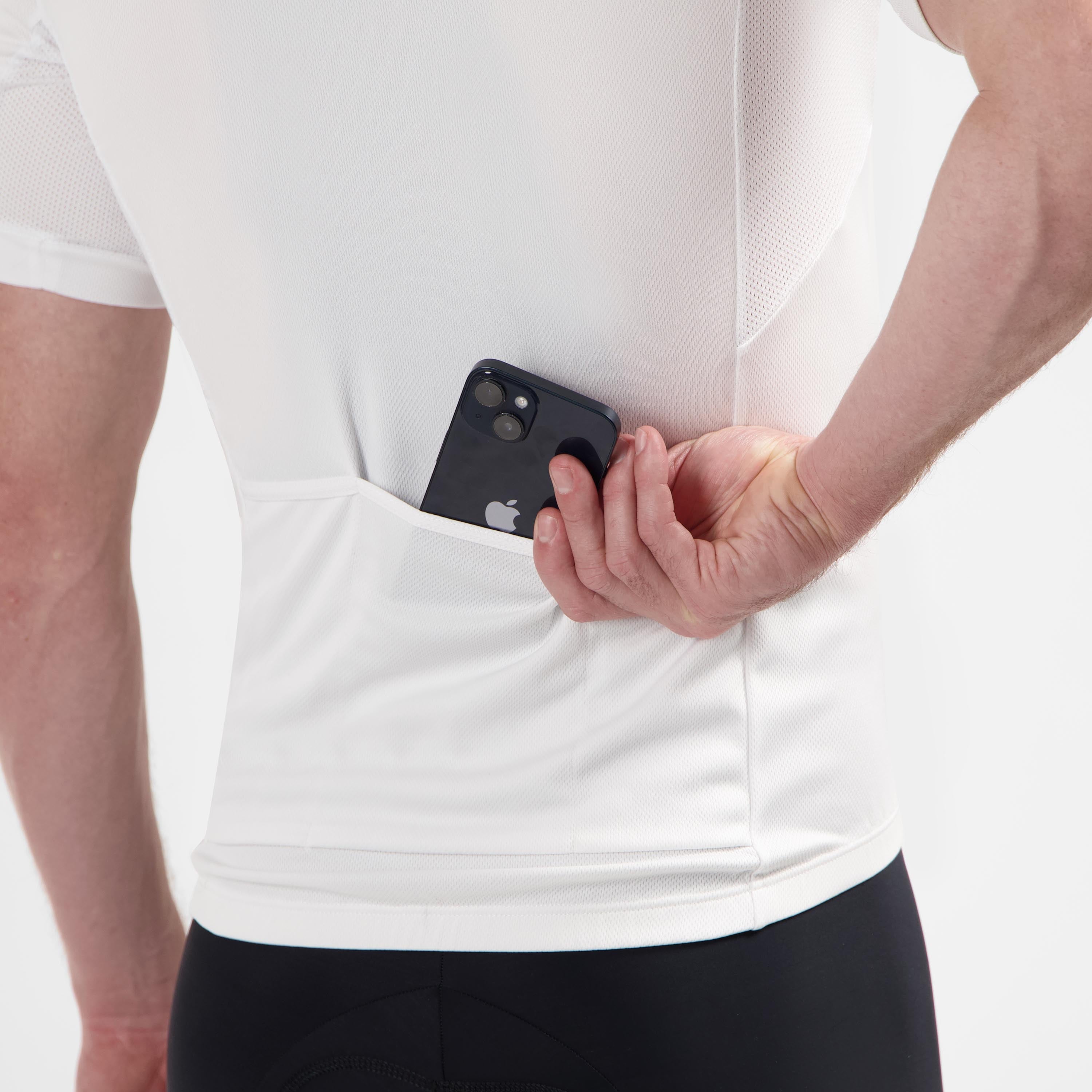 Core Fietsshirt Heren - Wit