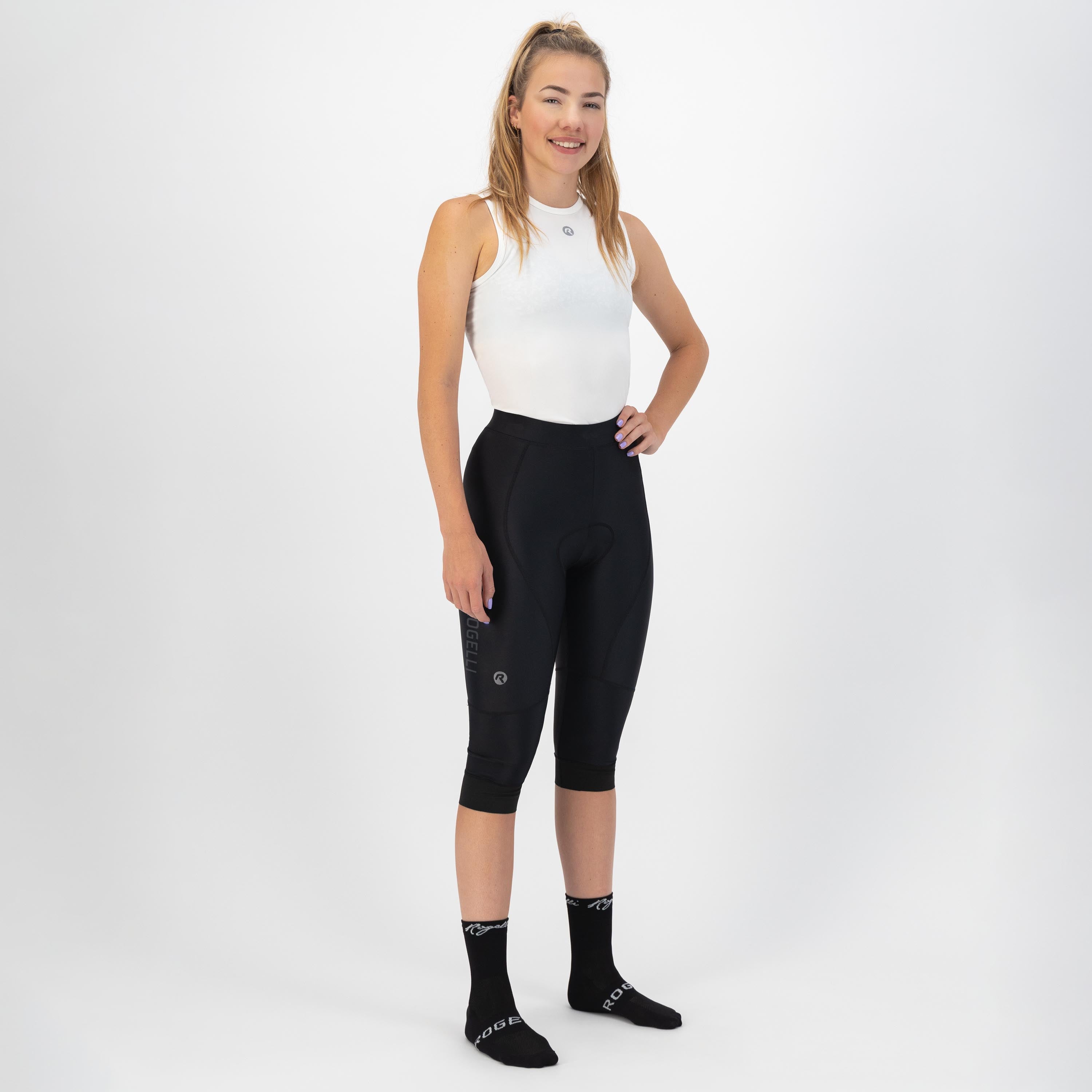 Essential II three -quarters of cycling pants without suspenders ladies