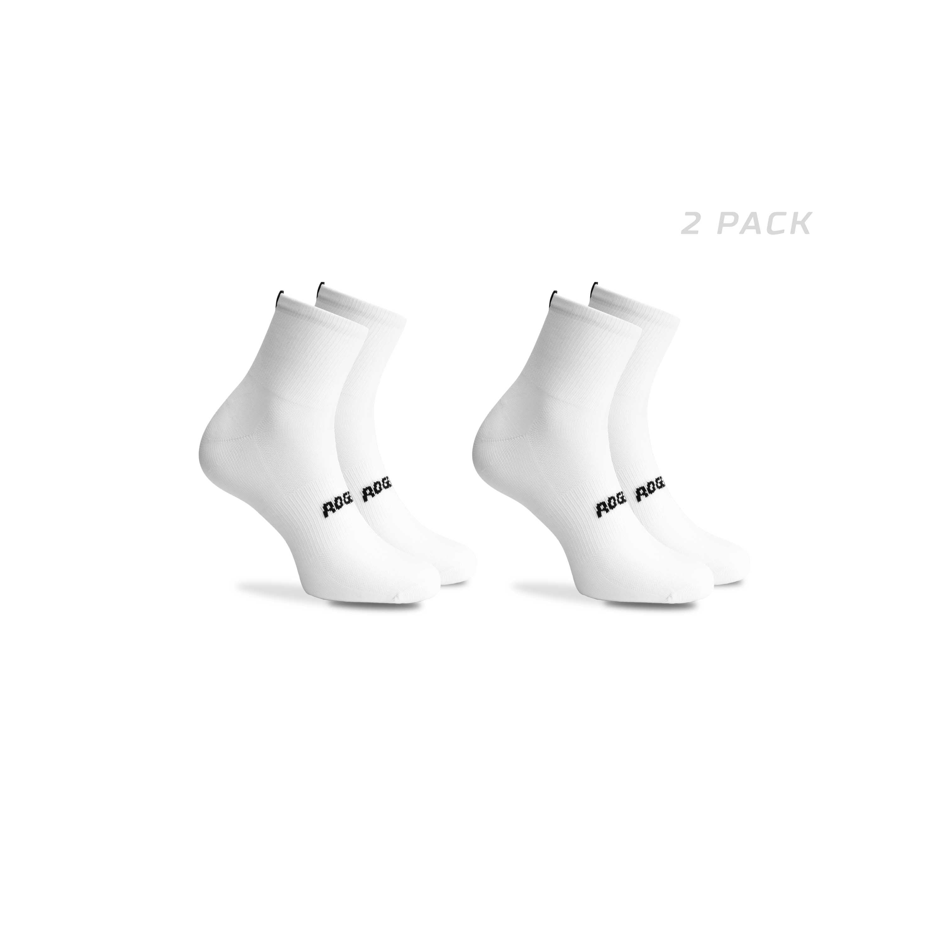 2-pack Essential Bicycle socks - White