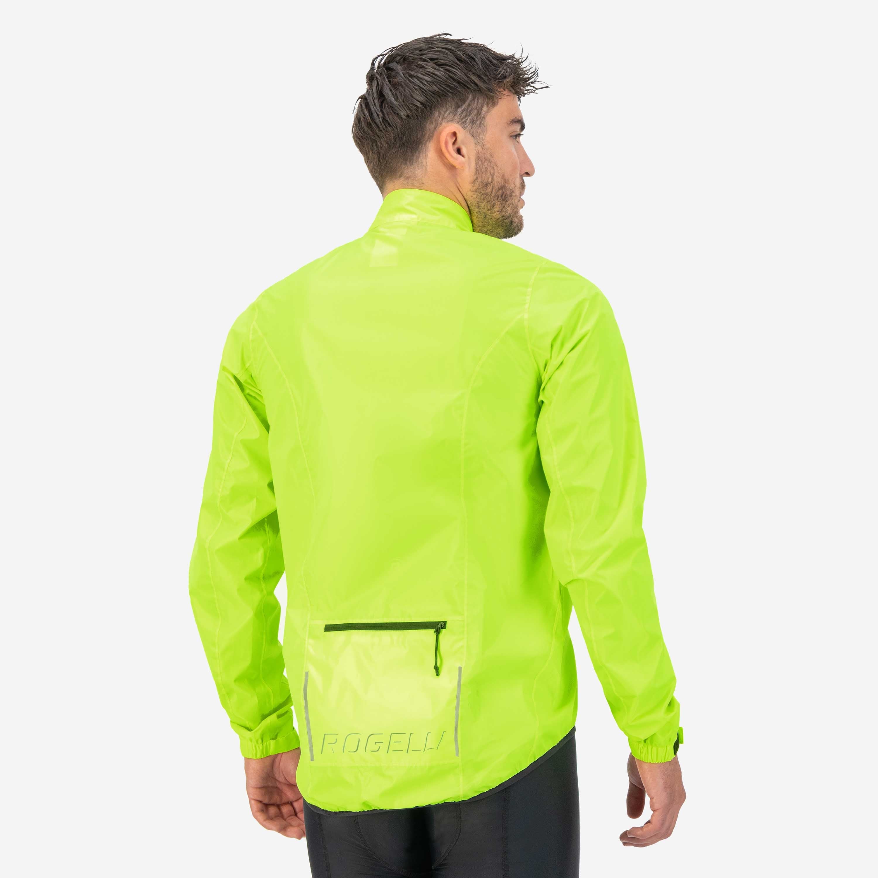 Core Rain jacket Men - Neon yellow