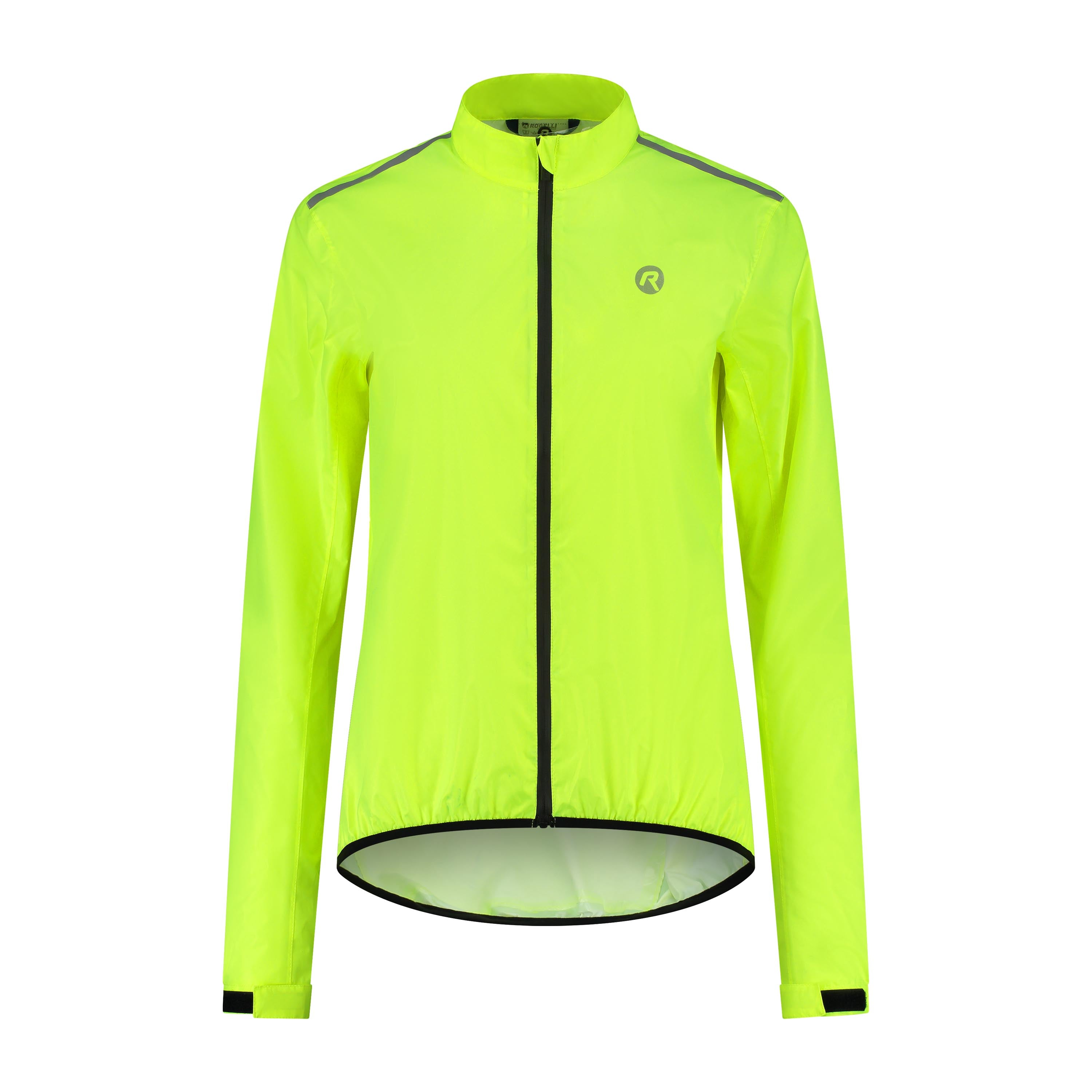 Core Regenjack Dames - Neon Geel