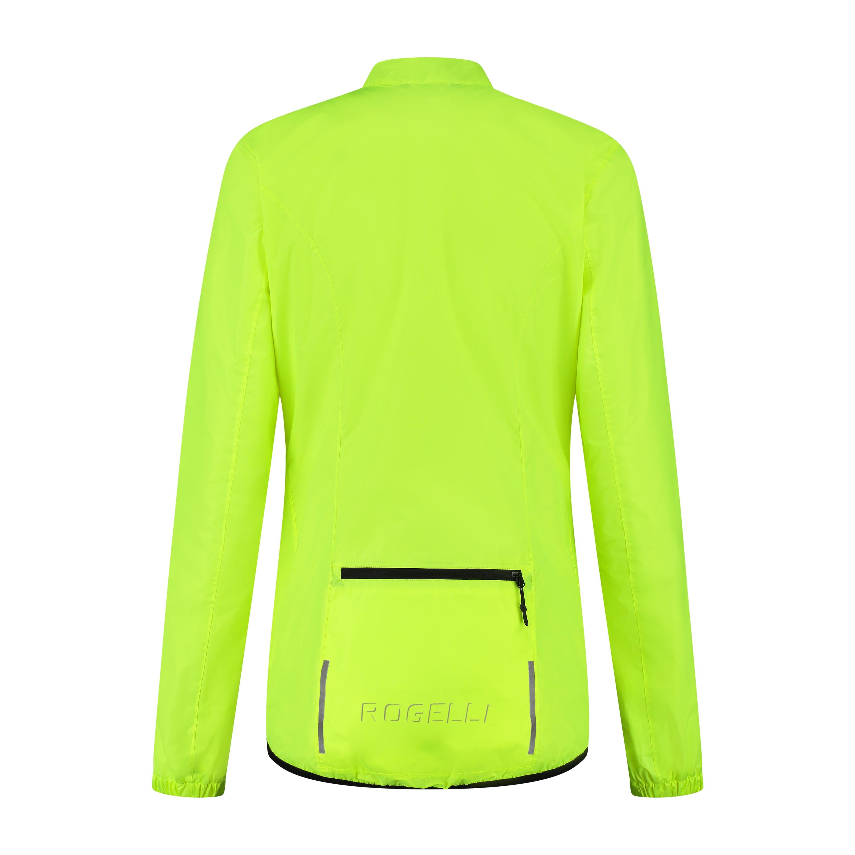 Core Regenjack Dames - Neon Geel