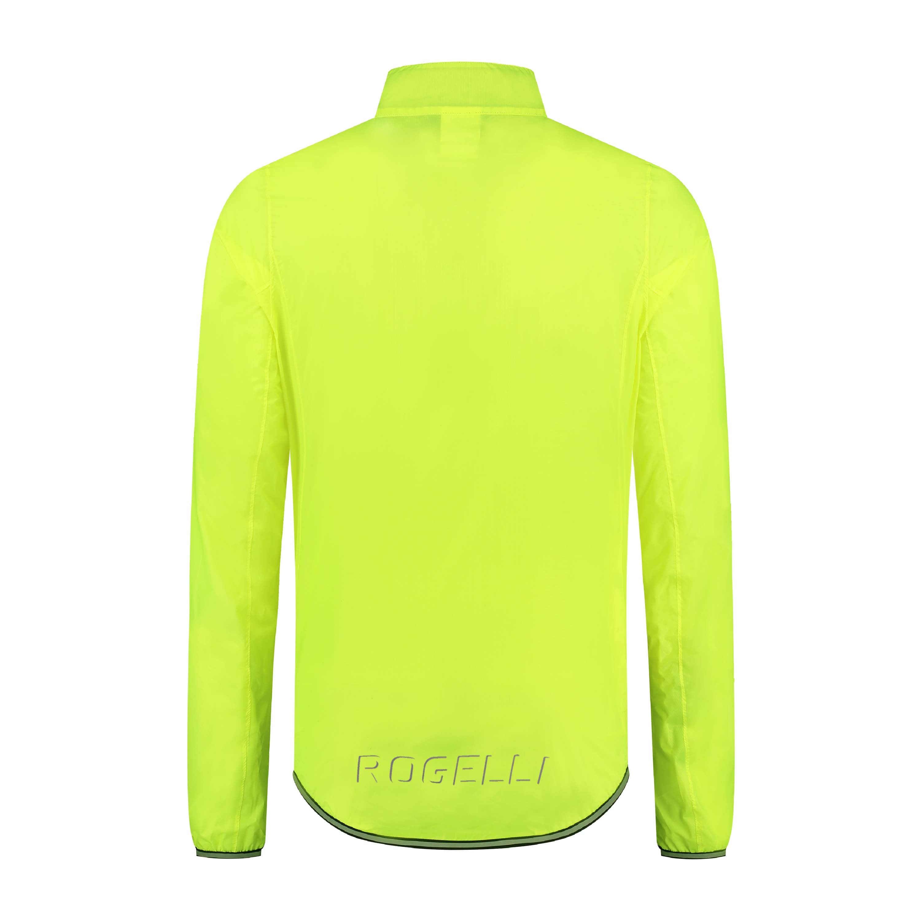Essential Rain jacket Men - Neon yellow