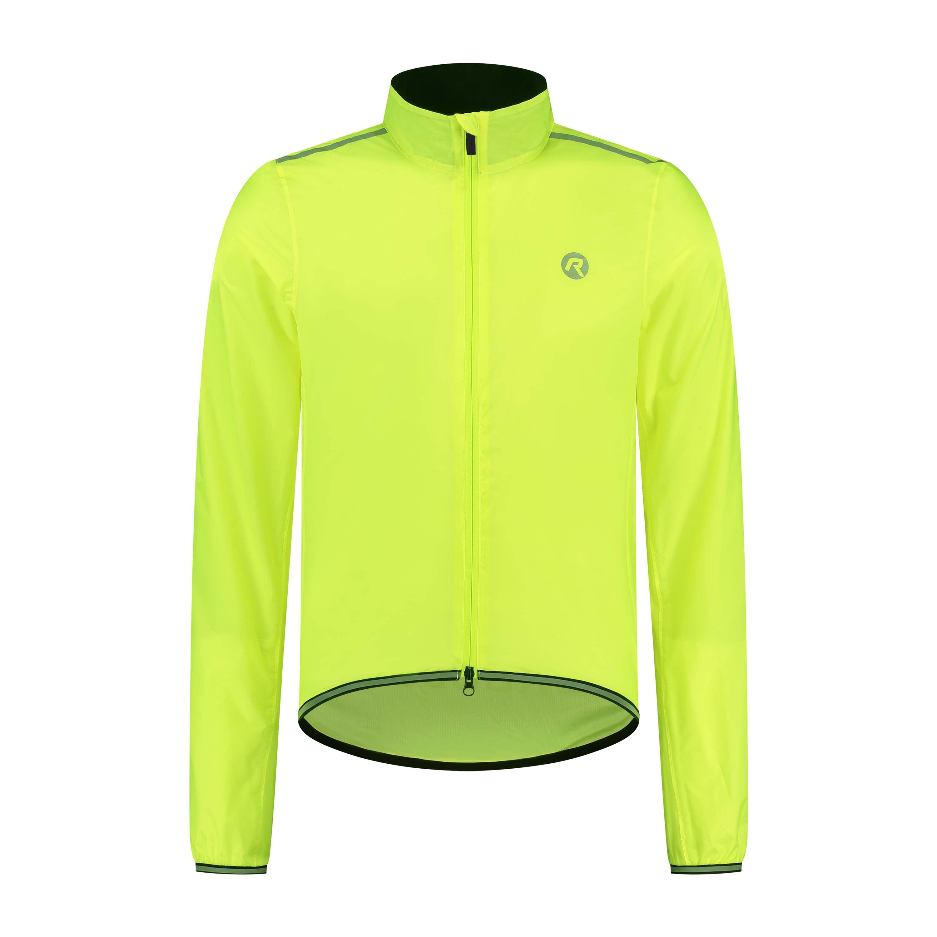 Essential Rain jacket Men - Neon yellow