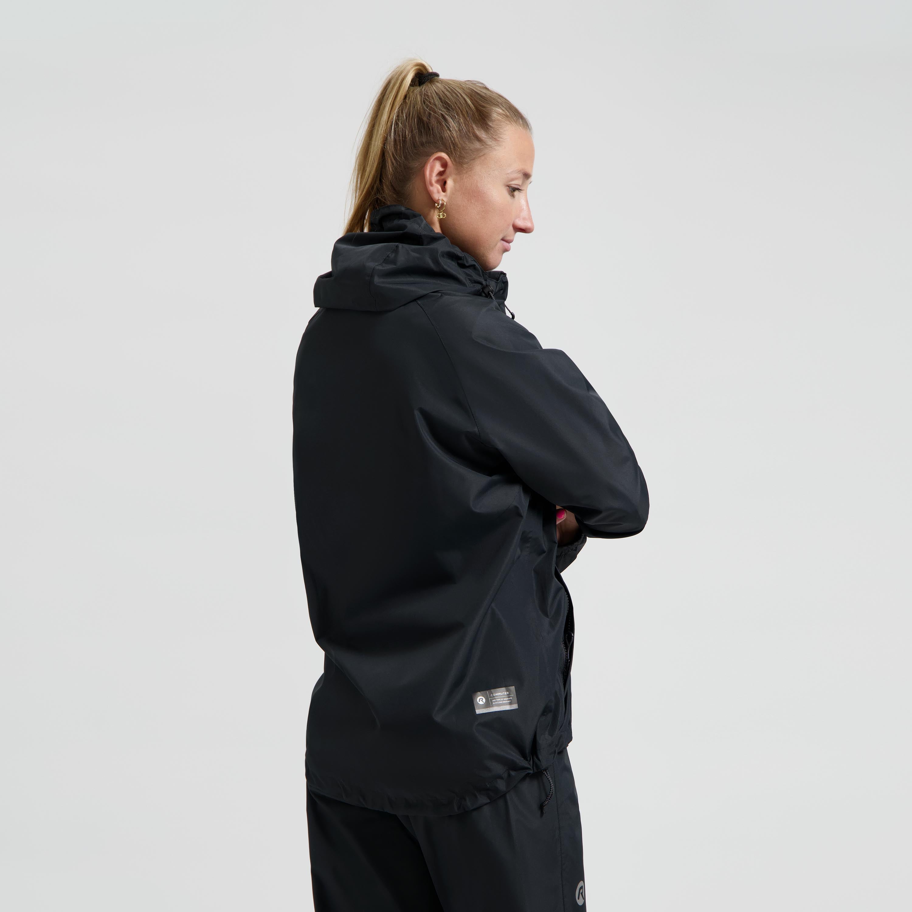 Commuter Core Raincoat Unisex - Black