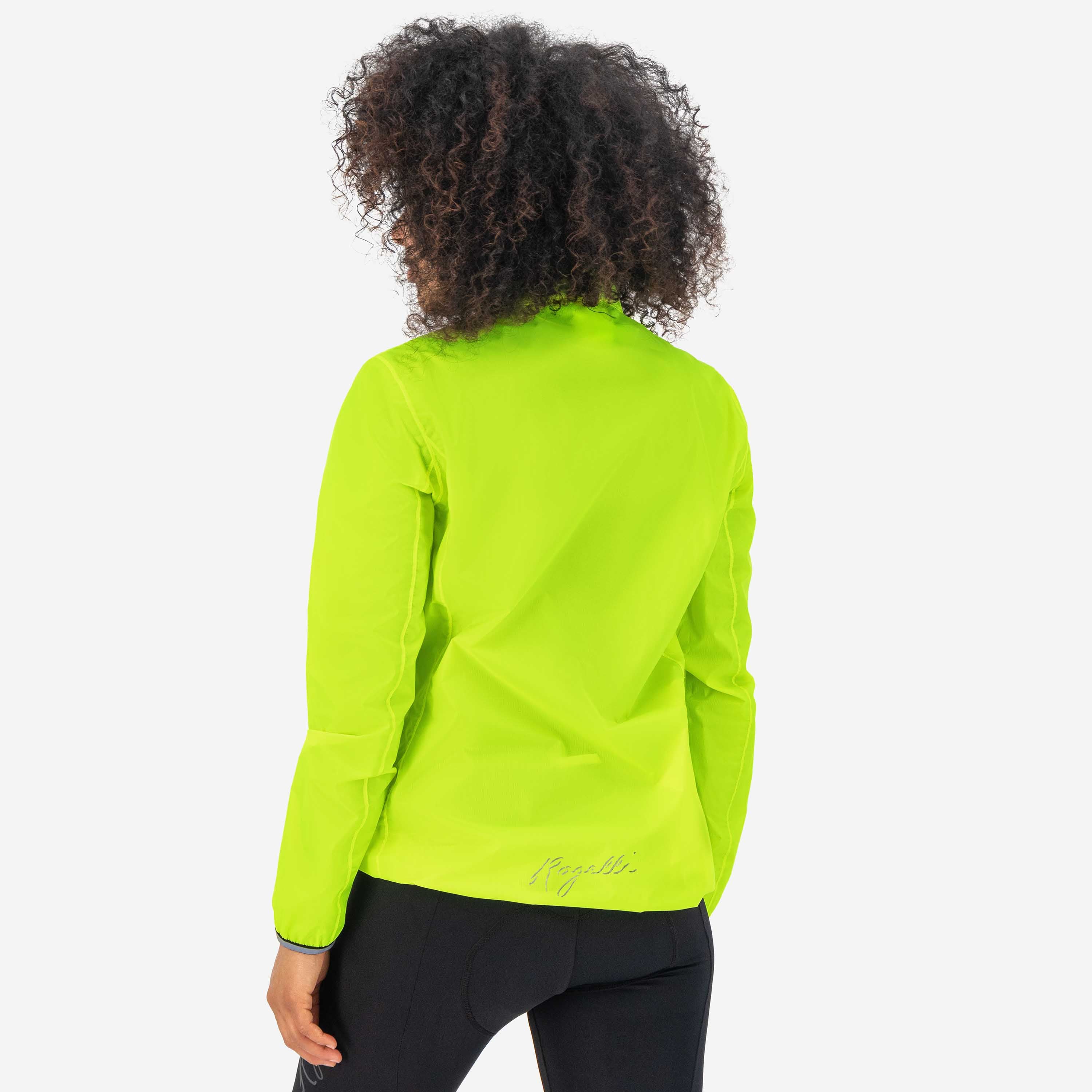 Essential Rain jacket ladies - neon yellow