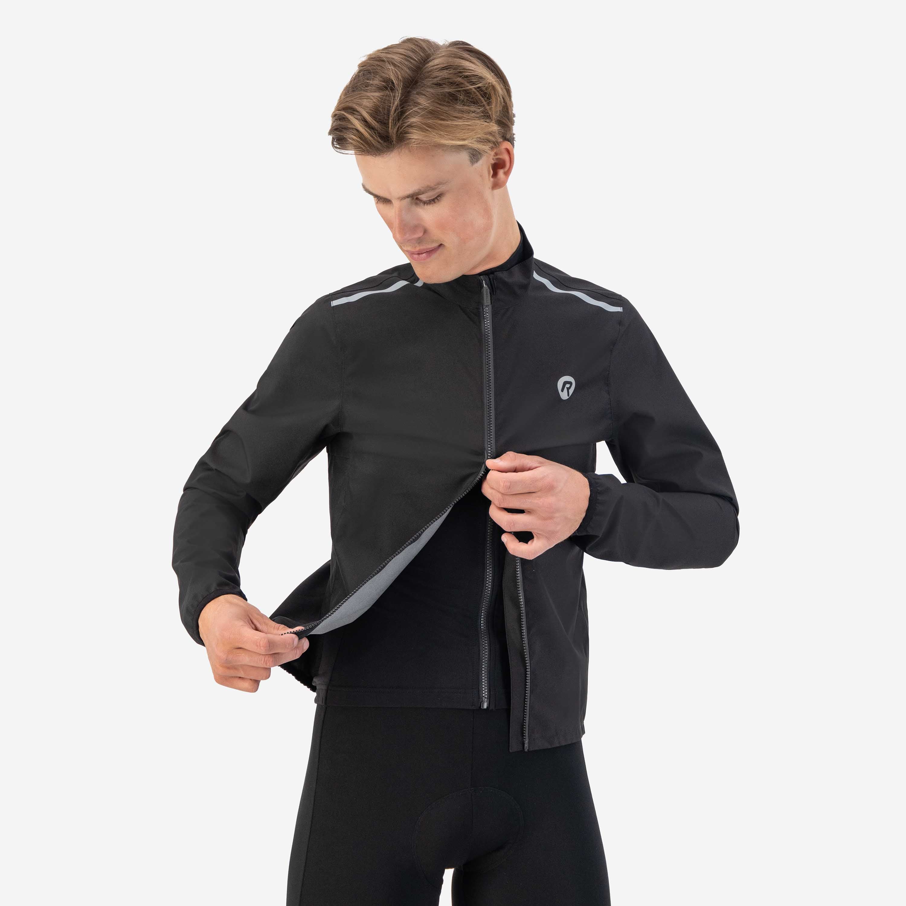 Distance rain jacket Men - Black
