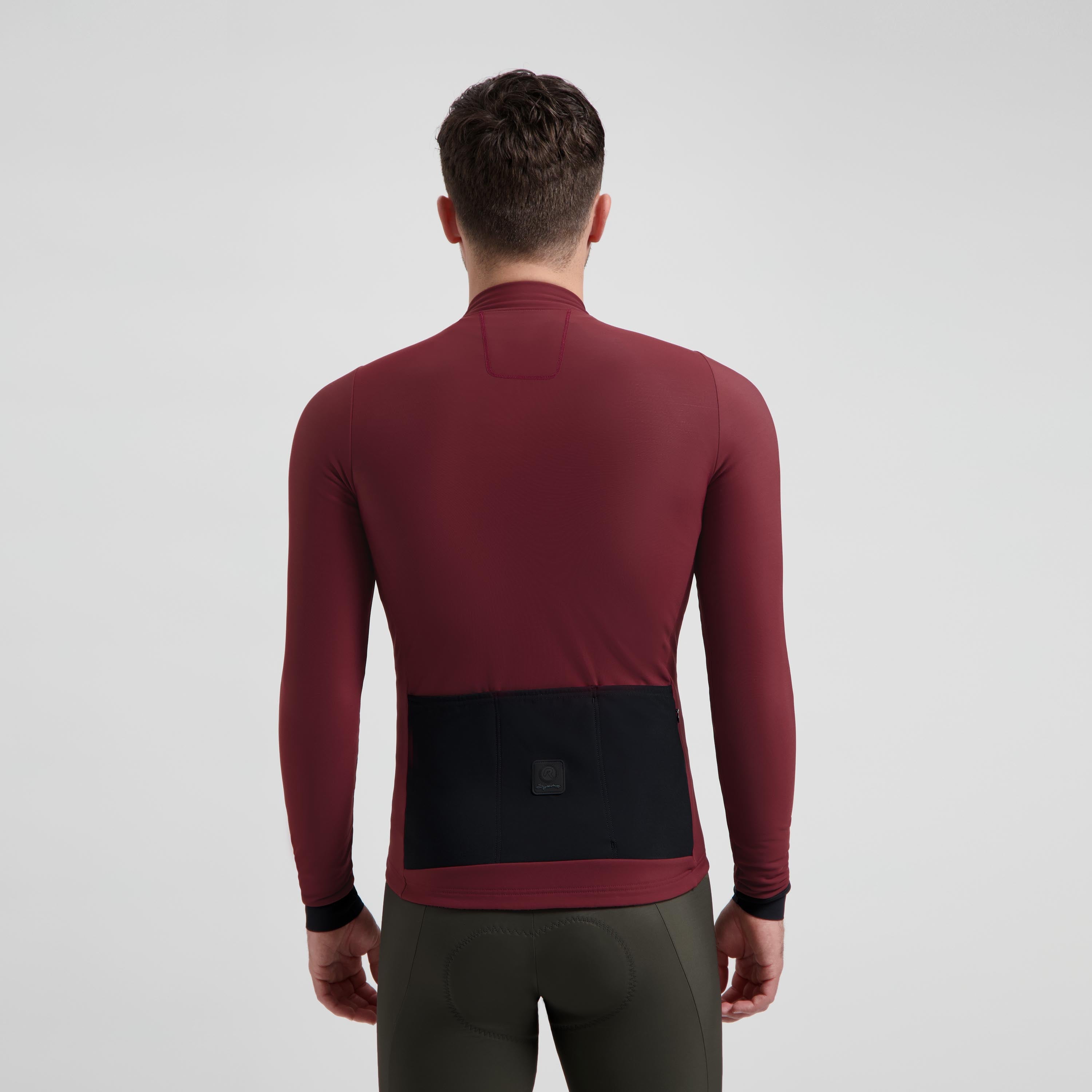 Signature Bicycle shirt Long sleeve Men - Bordeaux