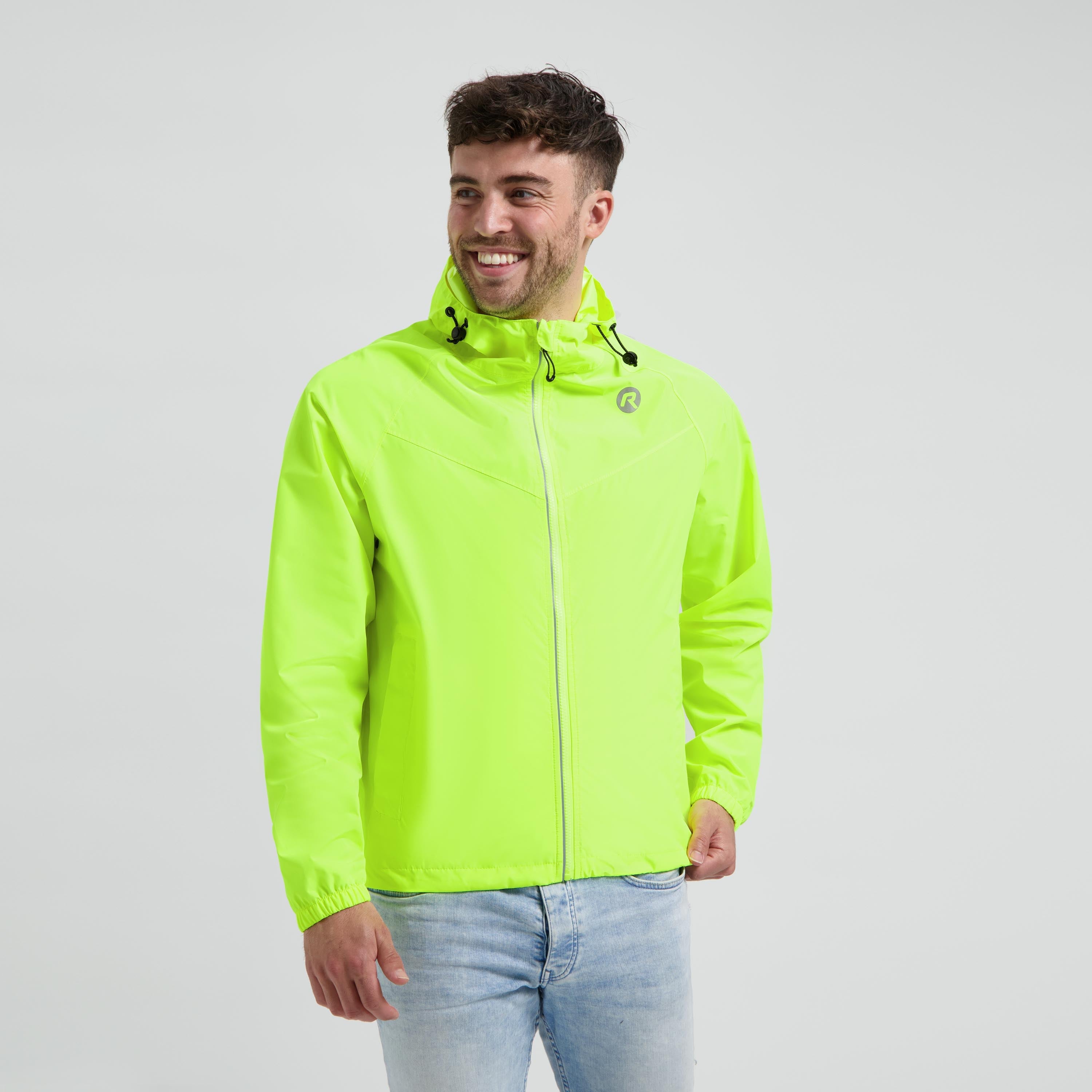 Commuter Core Regenjas Unisex - Neon Geel