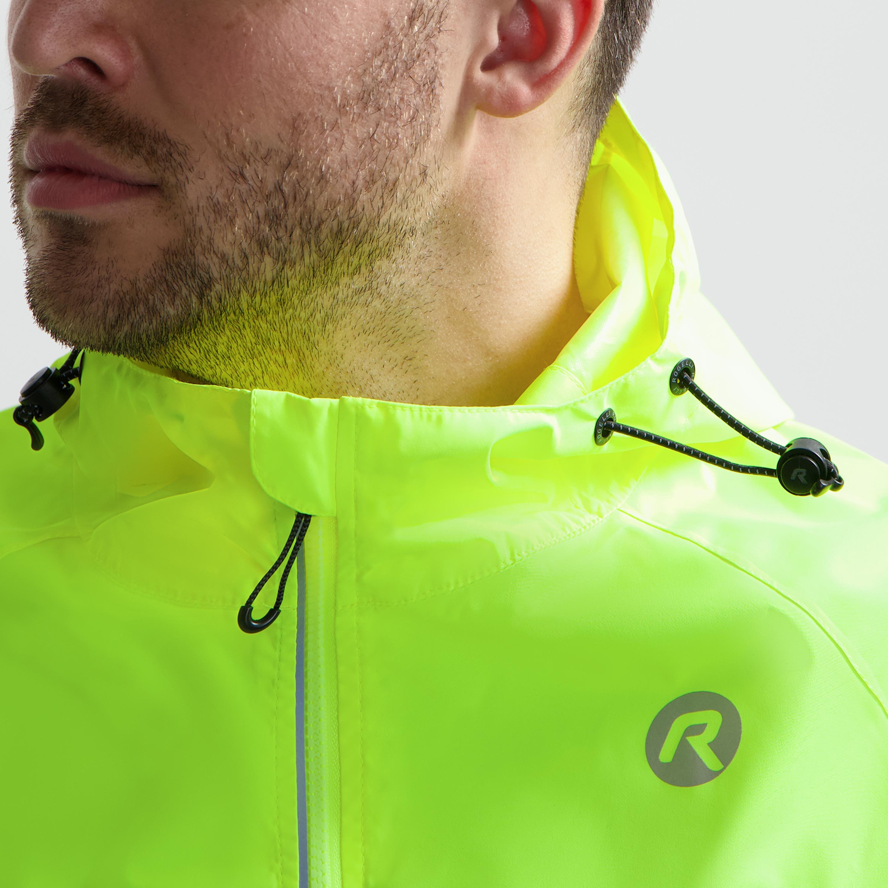 Commuter Core Regenjas Unisex - Neon Geel