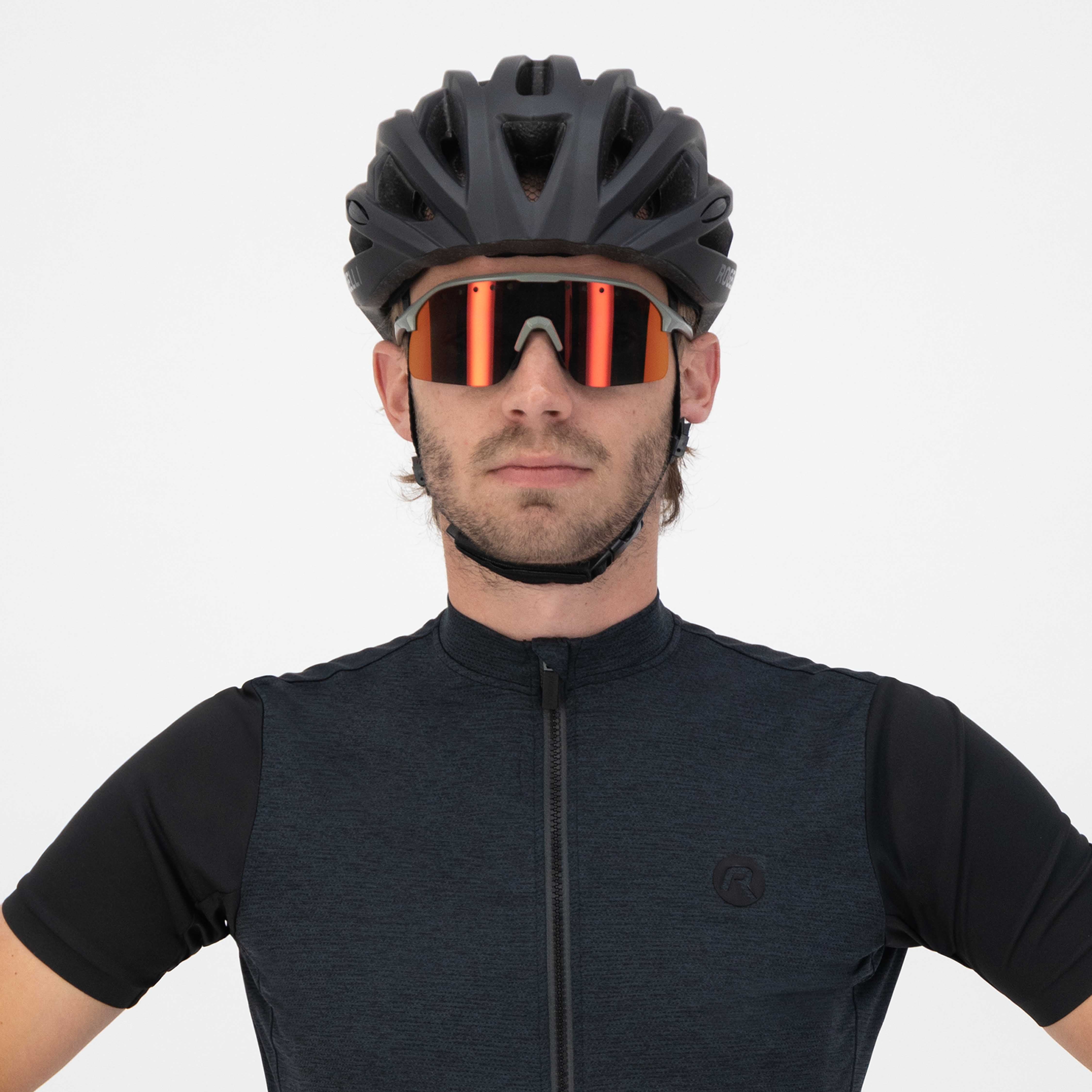 Ventro Gepolariseerde Fietsbril - Grijs/Bordeaux