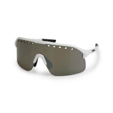 Ventro polarisiert Fahrradbrille - Weiß/Taupe