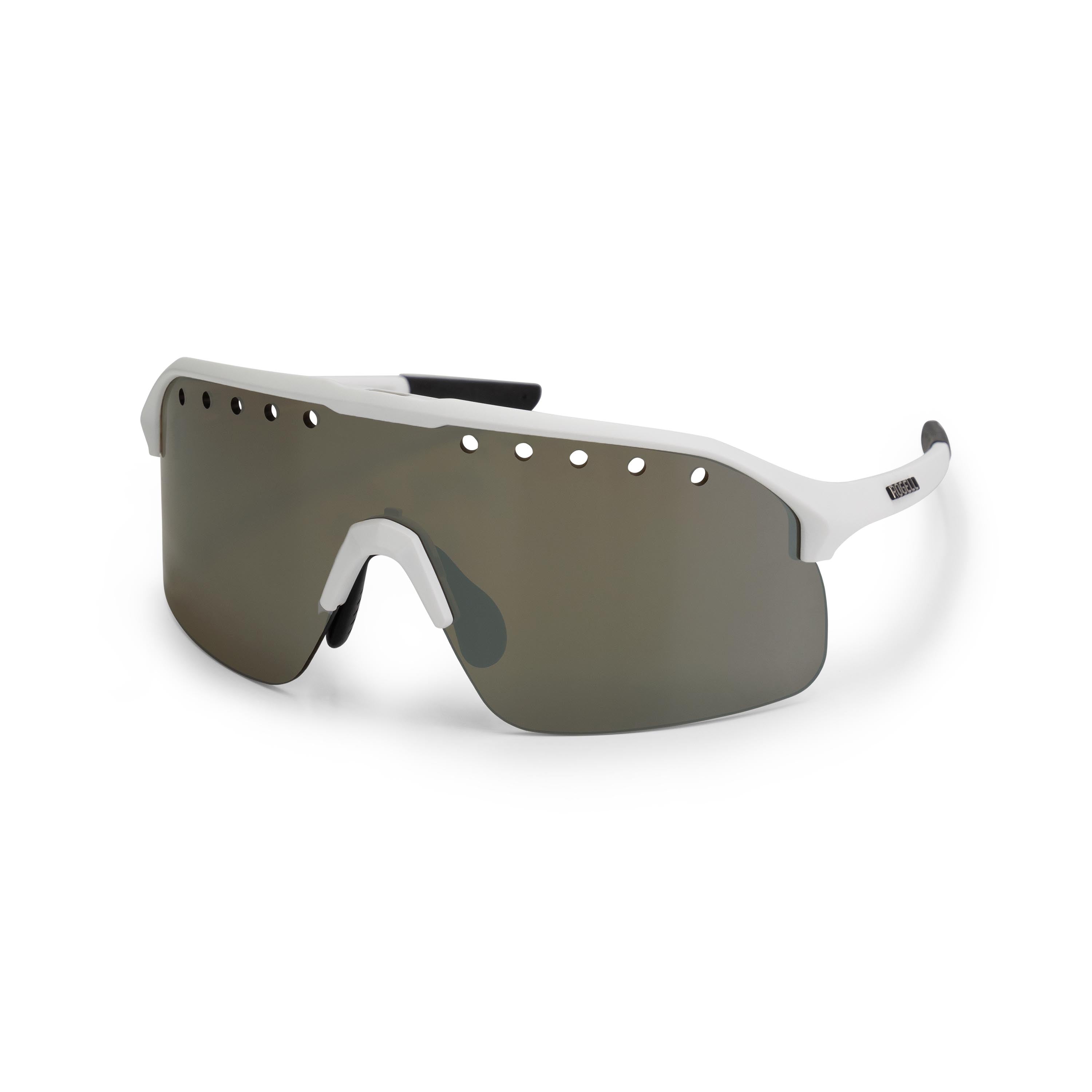 Ventro polarized bicycle glasses - White/Taupe