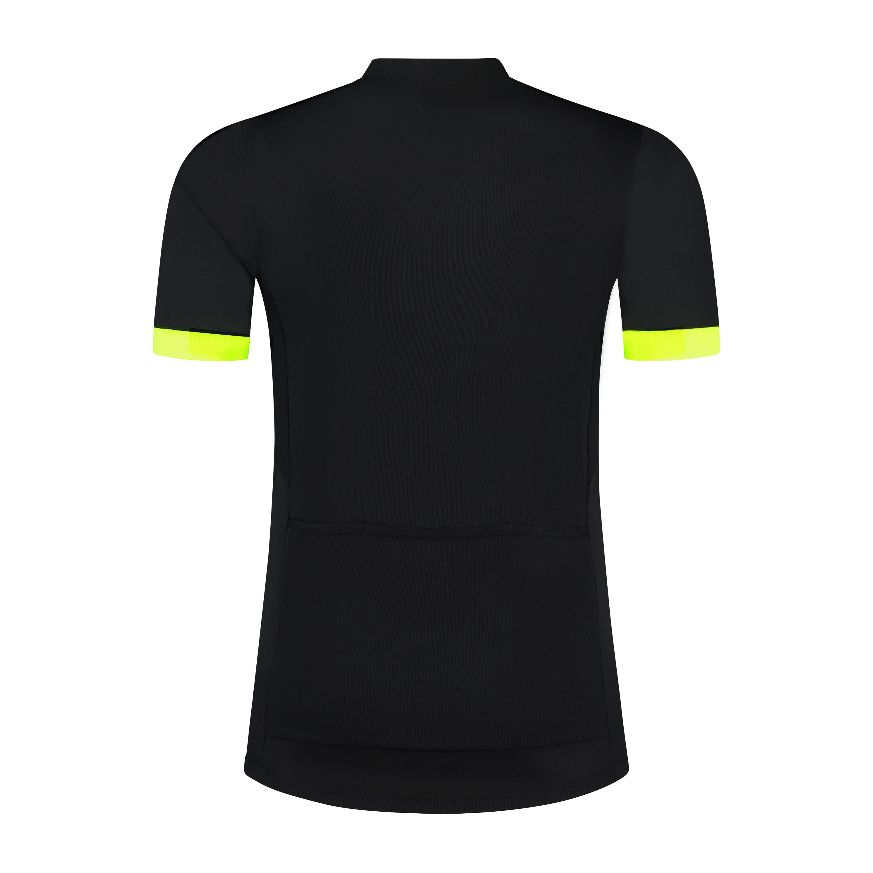 Core Bicycle shirt Kids - Black/neon yellow