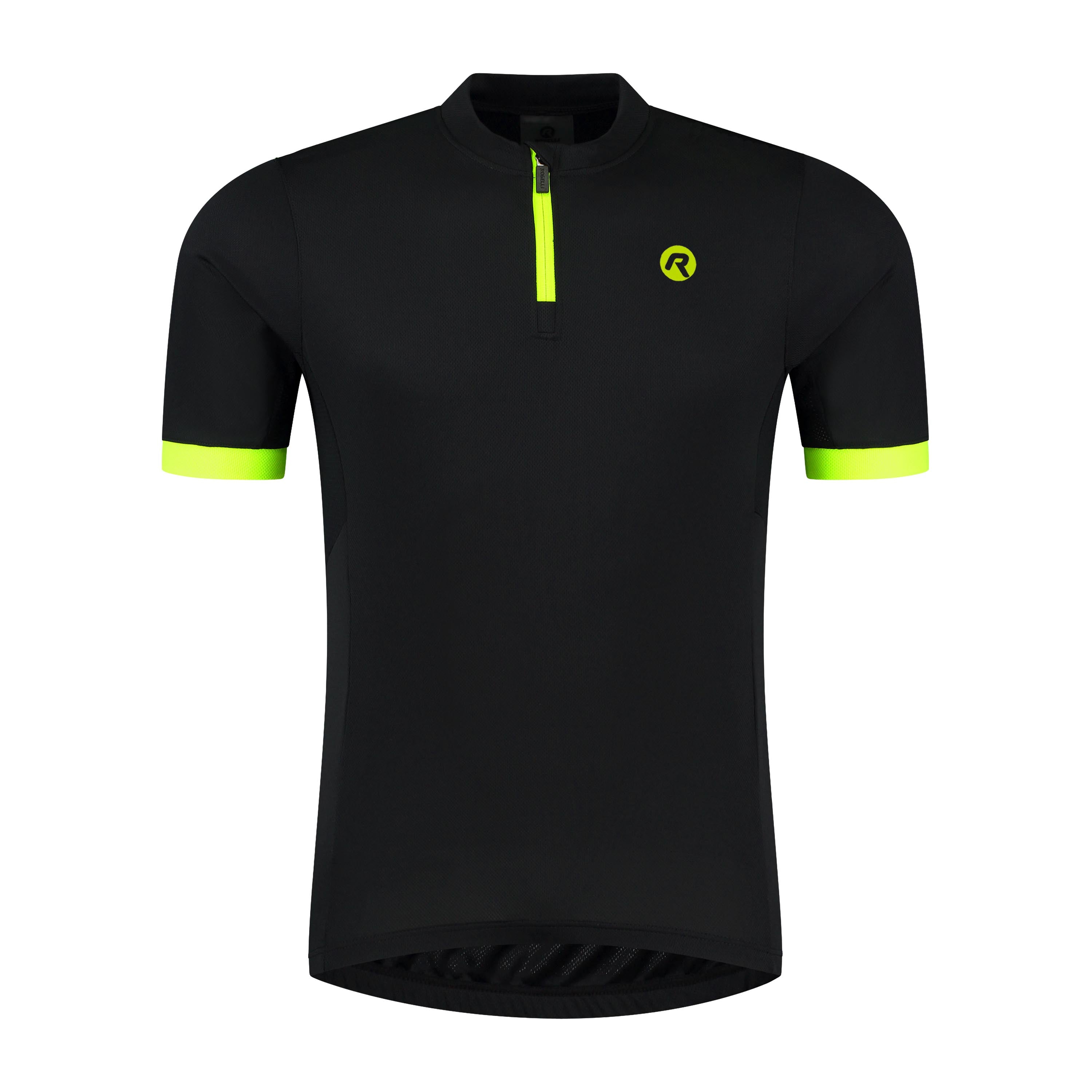 Core Bicycle shirt Kids - Black/neon yellow