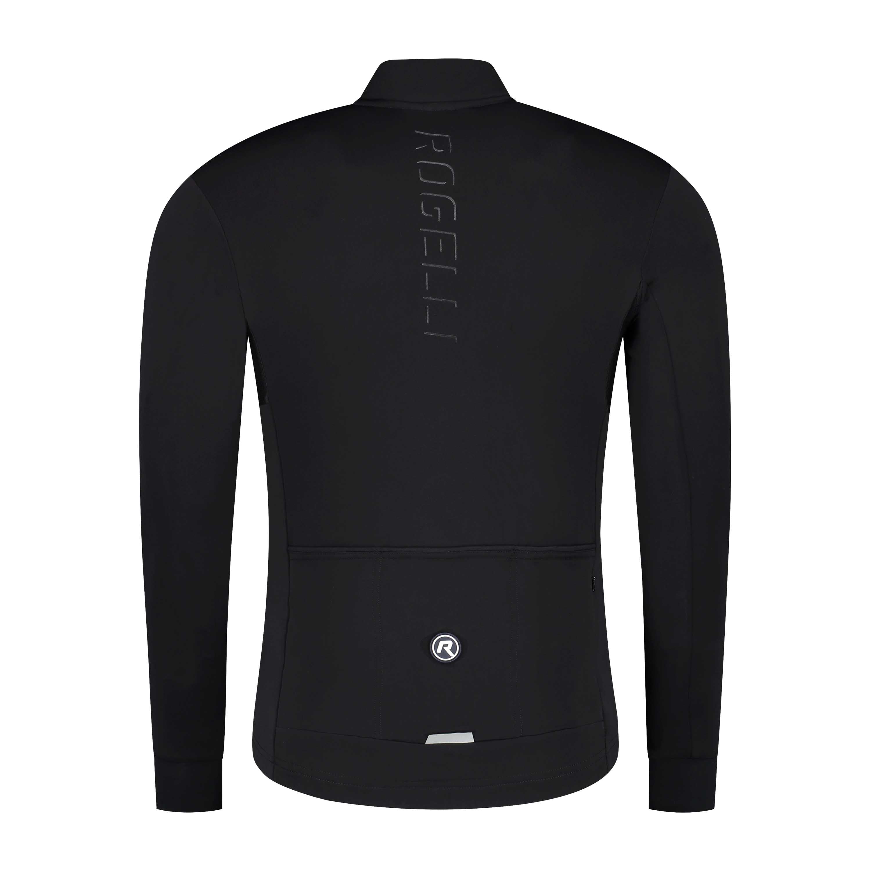 Distance Fietsshirt Lange Mouw Heren - Zwart