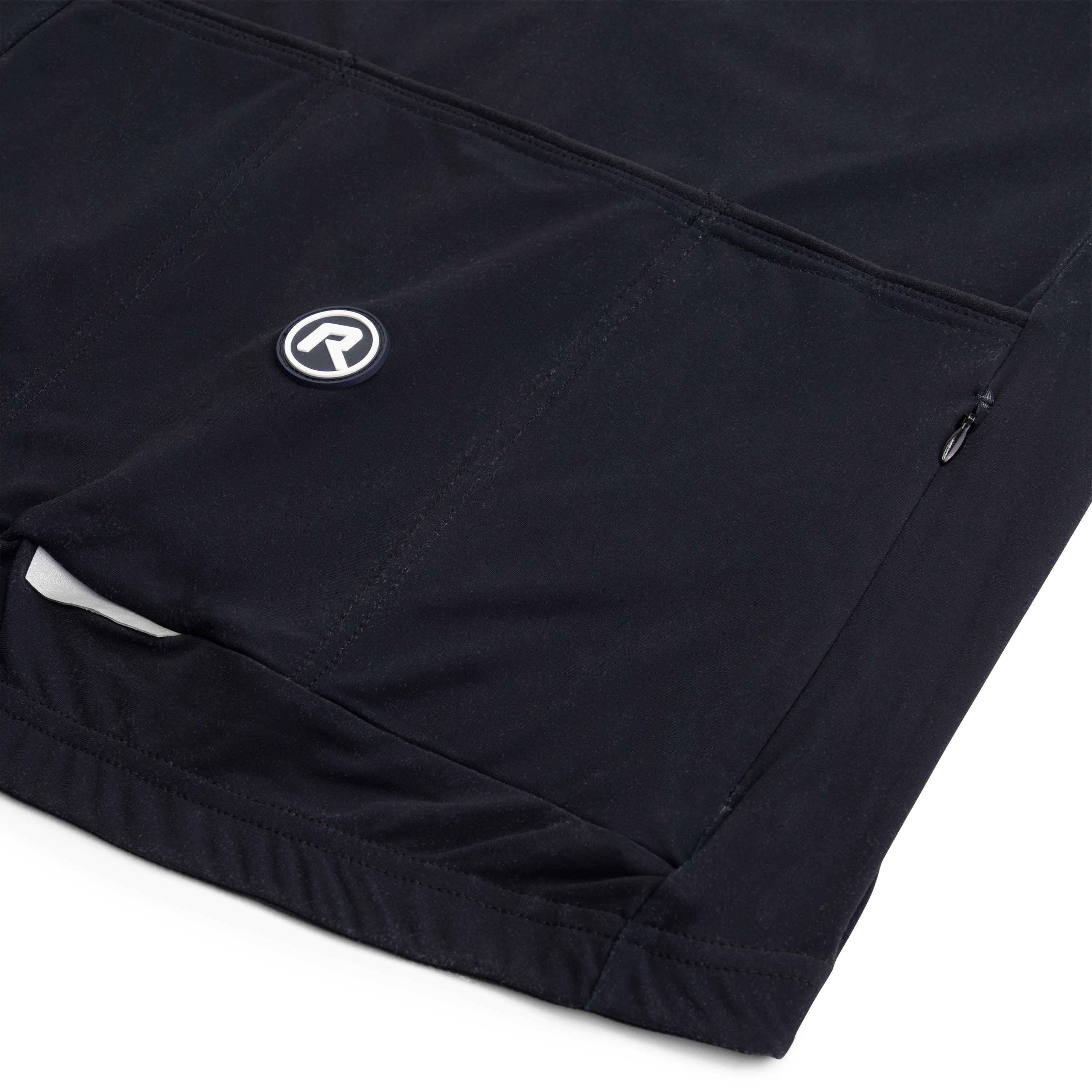 Distance Fietsshirt Lange Mouw Heren - Zwart