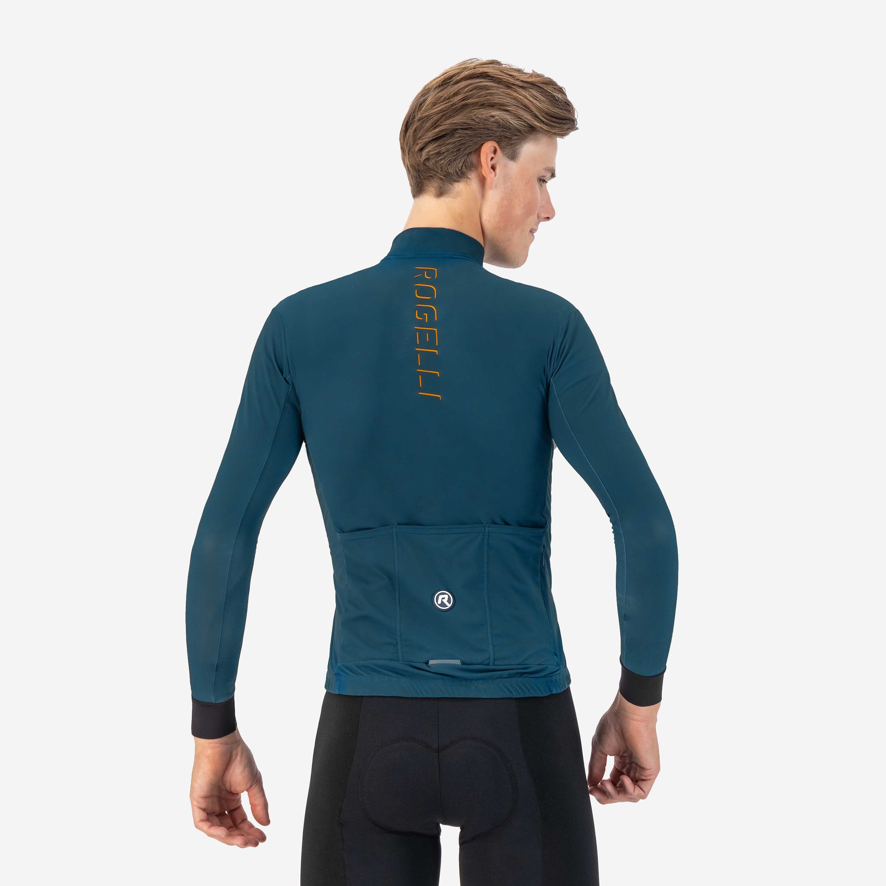 Distance Fietsshirt Lange Mouw Heren - Blauw