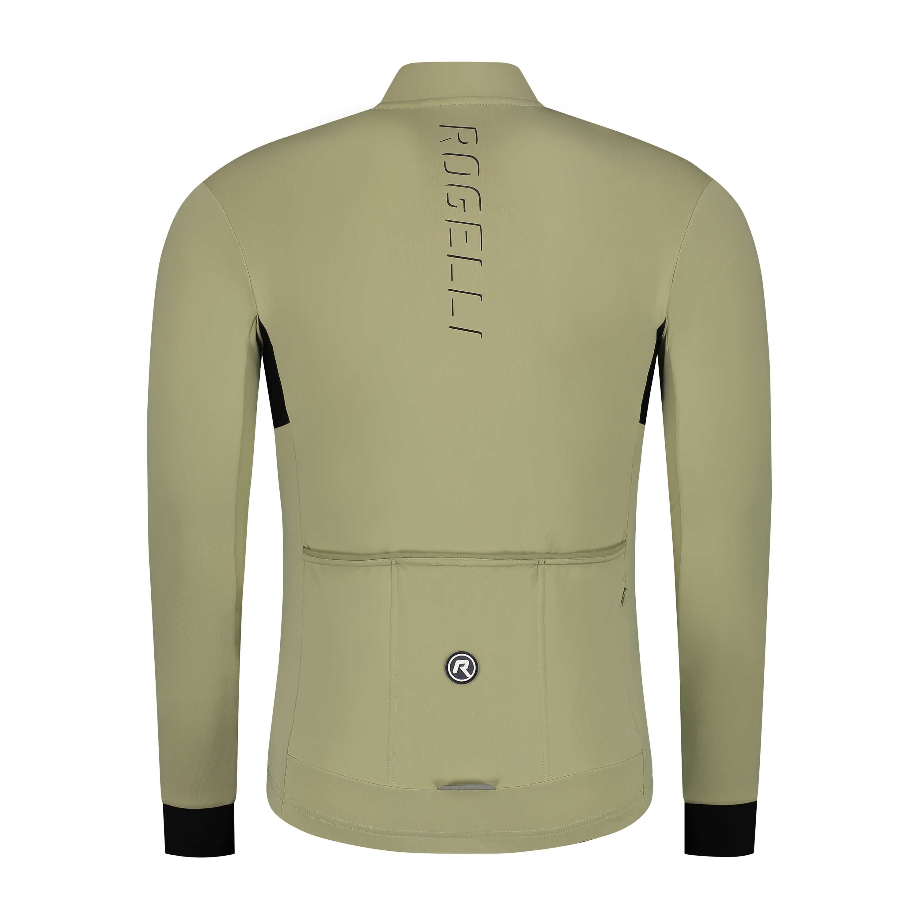 Distance Fietsshirt Lange Mouw Heren - Taupe