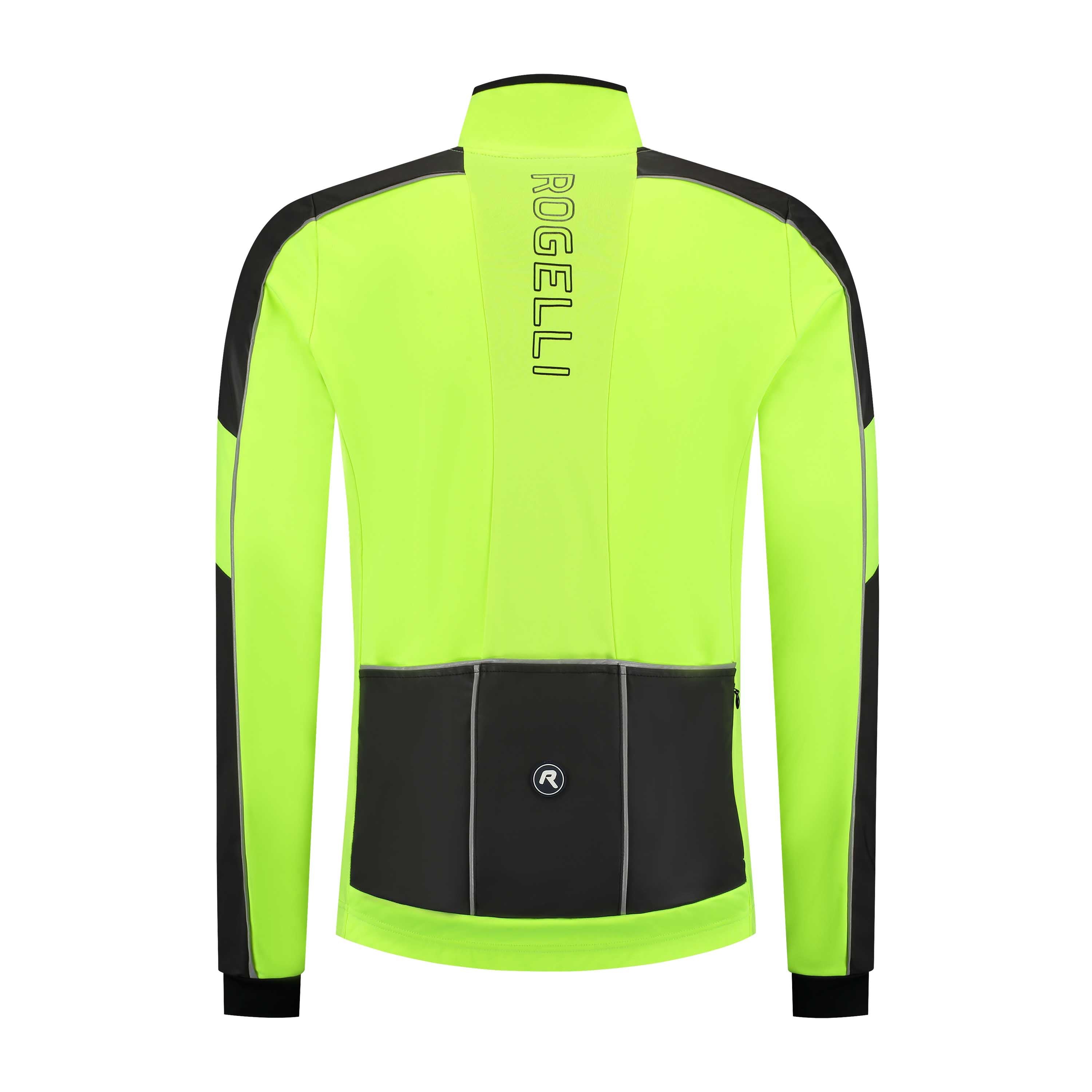 Essential Hi Vis Winter Cycling Jack Men - Neon yellow