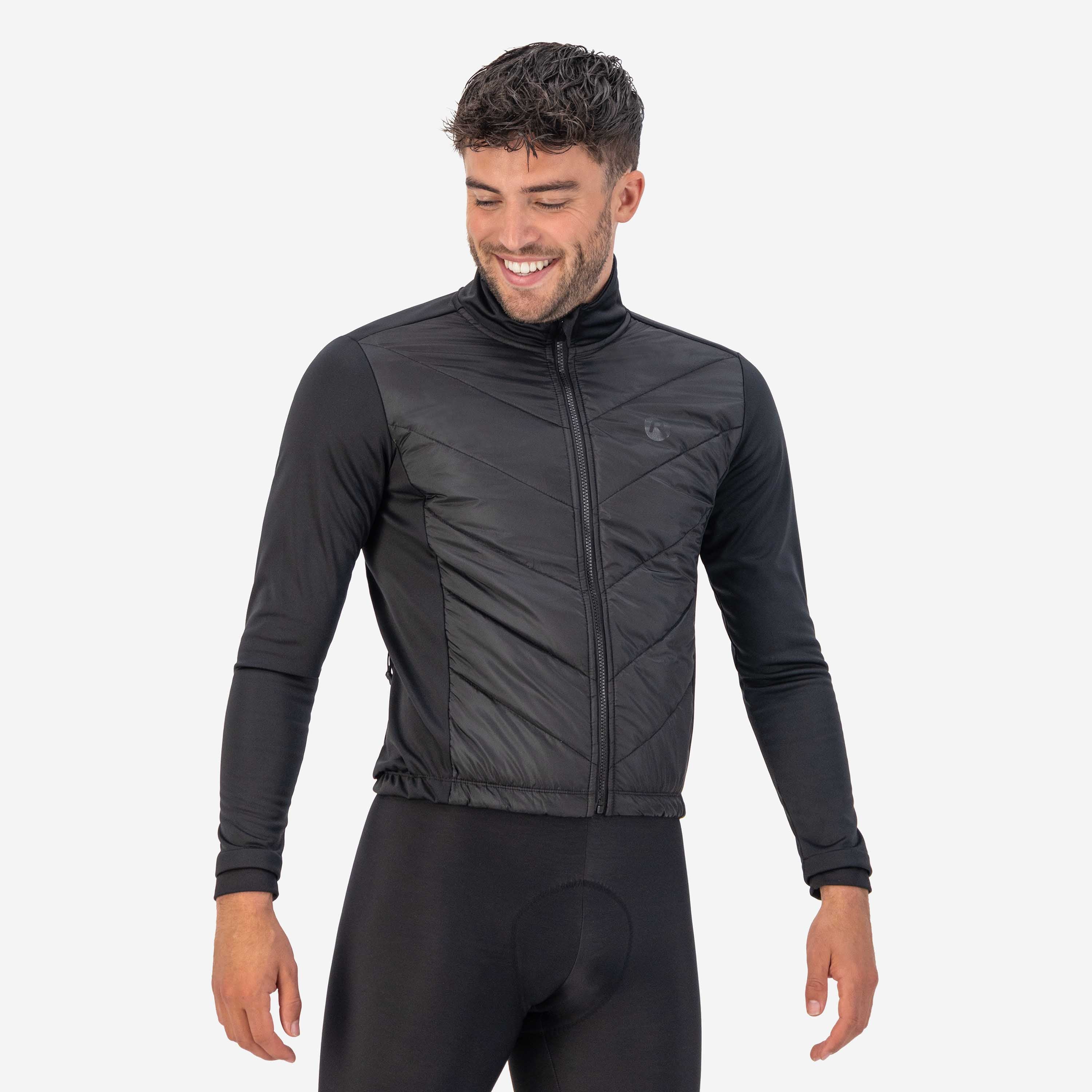 Wadded II Winter bicycle jacket Men - Black