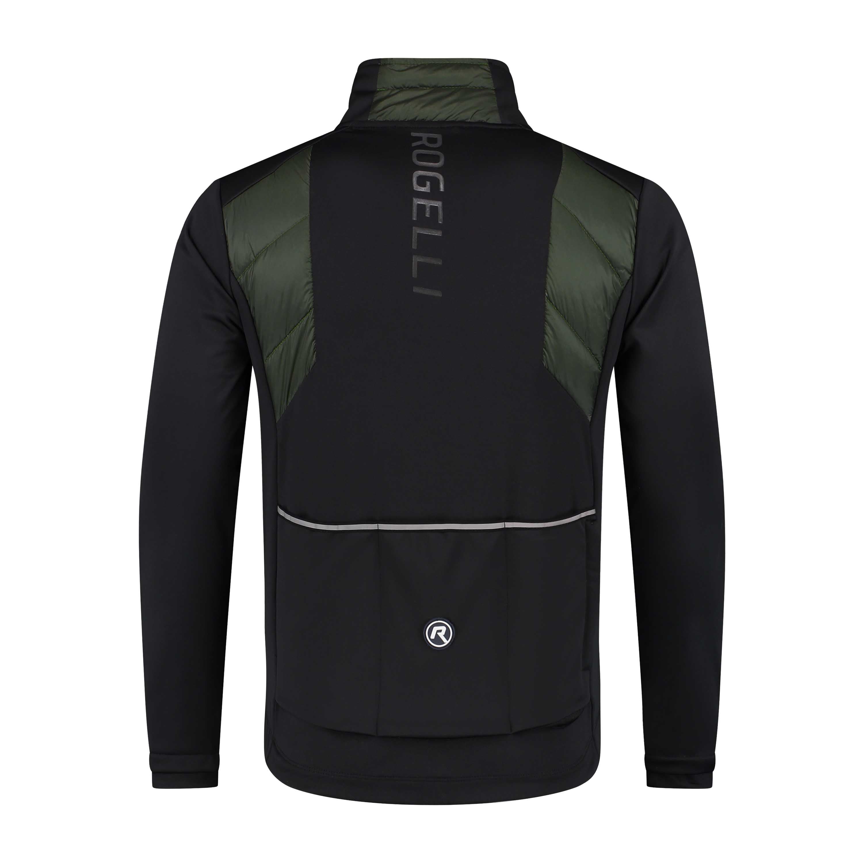 Wadded II Winter bicycle jacket Men - Army green/black