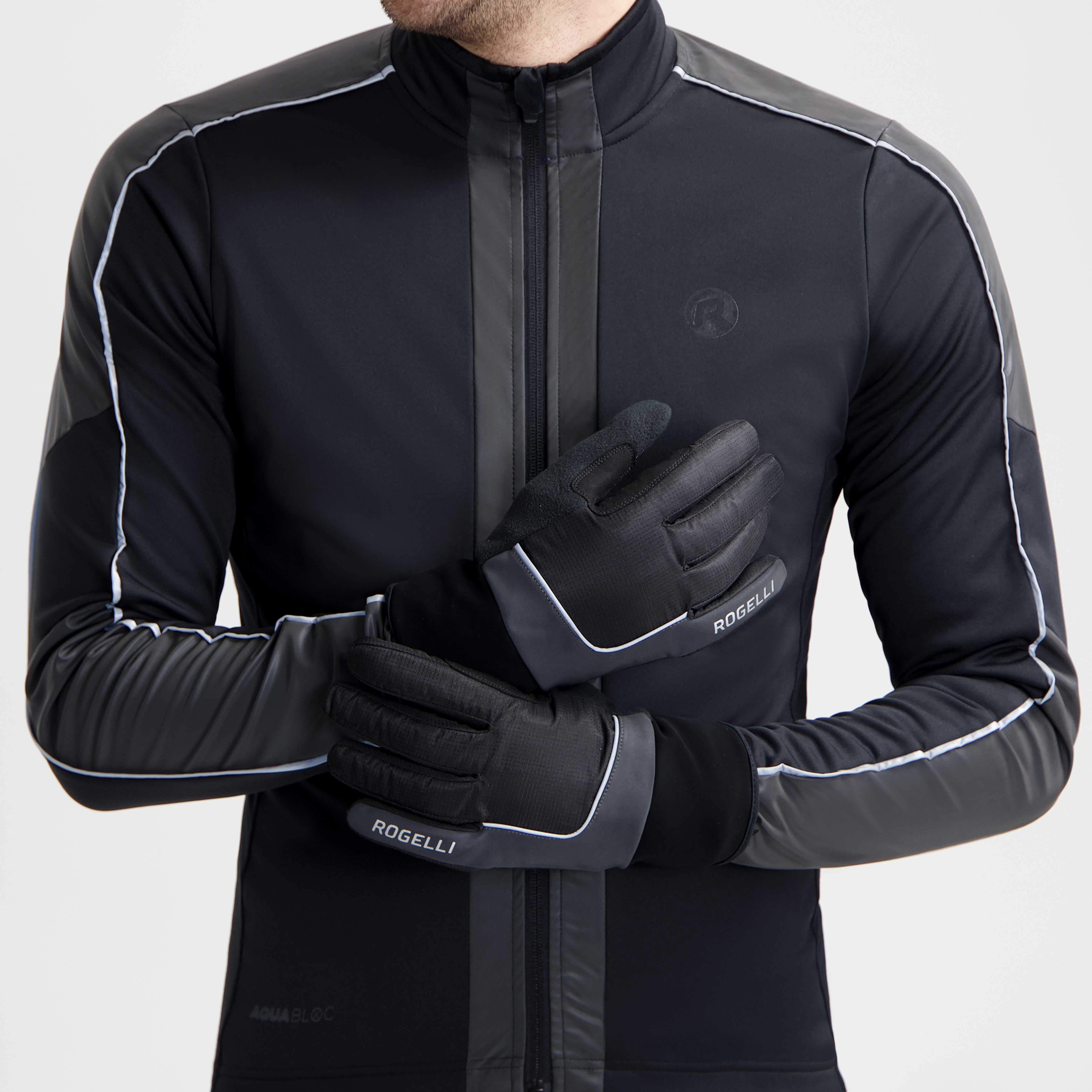 Essential HI VIS Winter Fietshandschoenen Heren - Zwart
