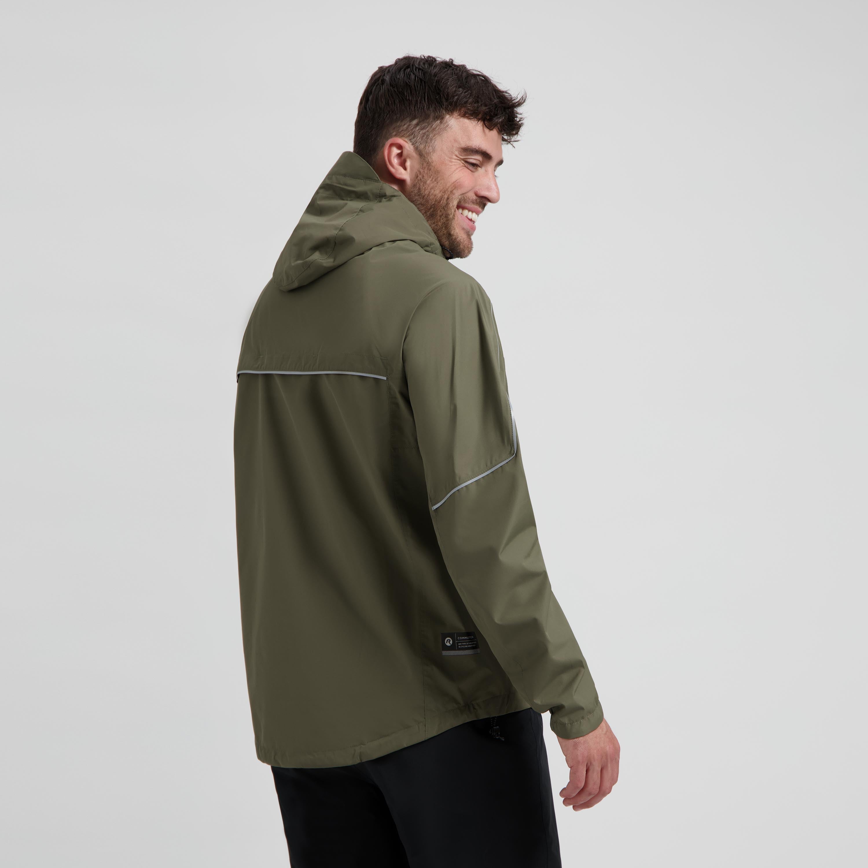 Commuter Essential Regenjas Unisex - Legergroen