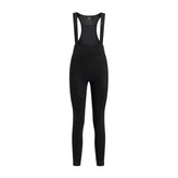 Rogelli Signature lange fietsbroek dames zwart voorkant.