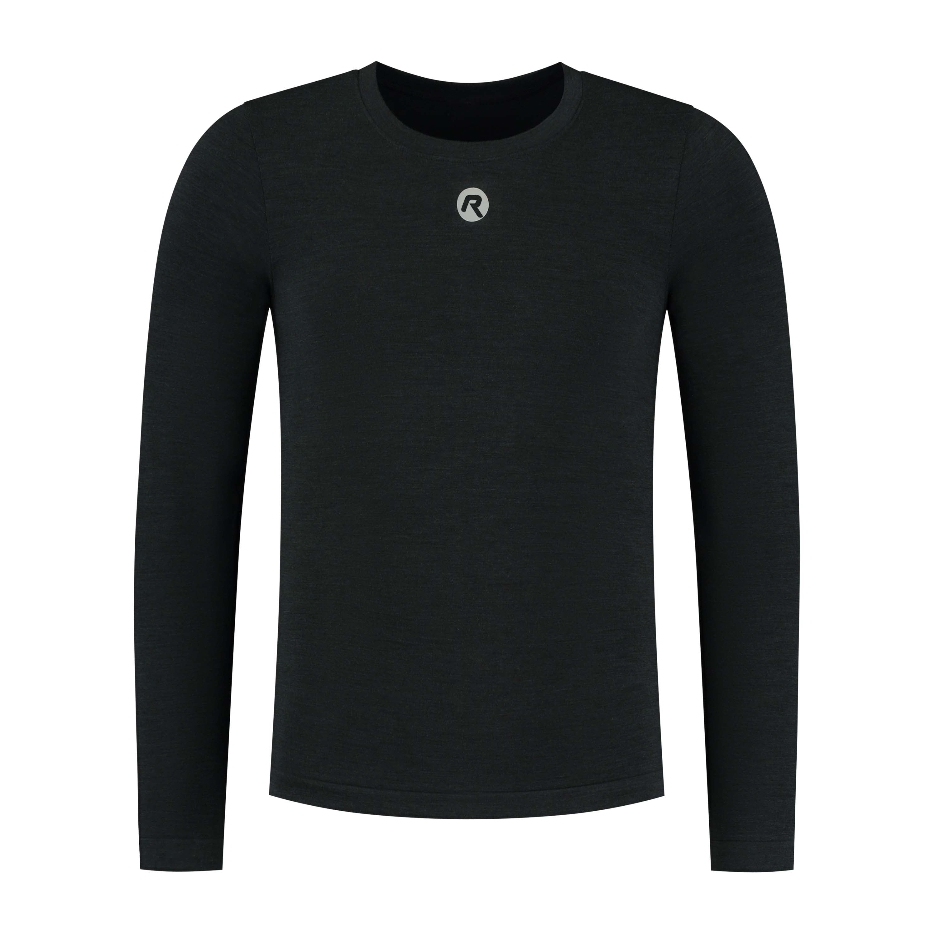 Merino Onderhirt Long Sleeve - Black