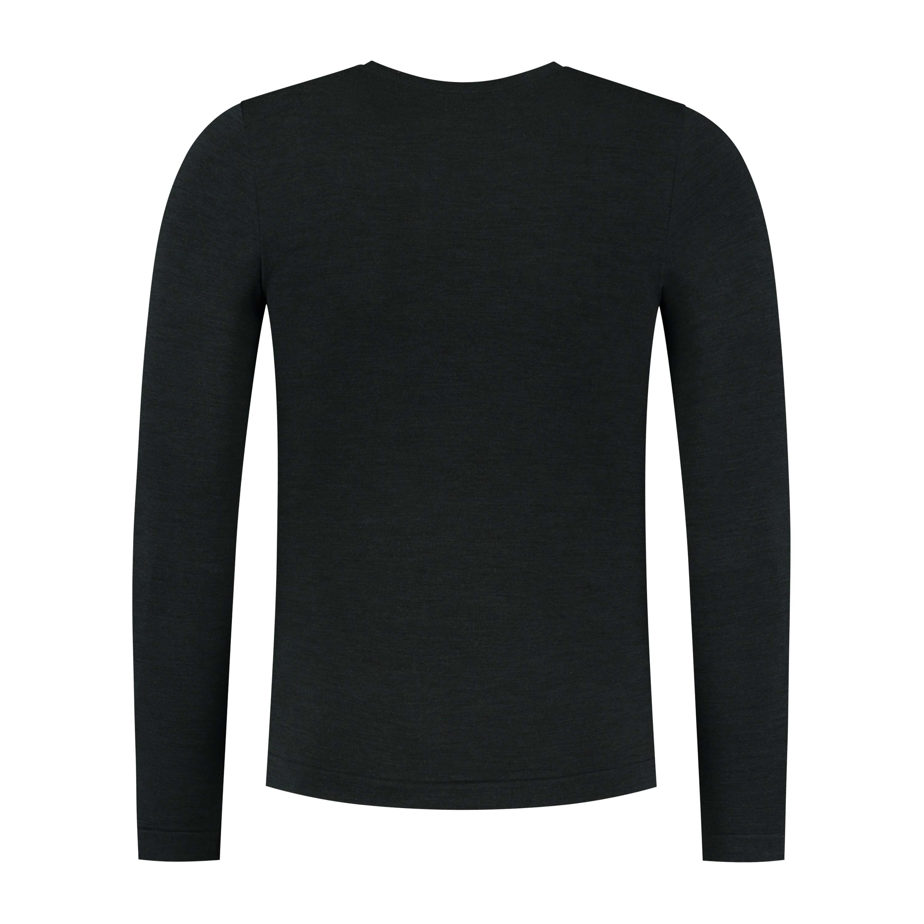 Merino Onderhirt Long Sleeve - Black