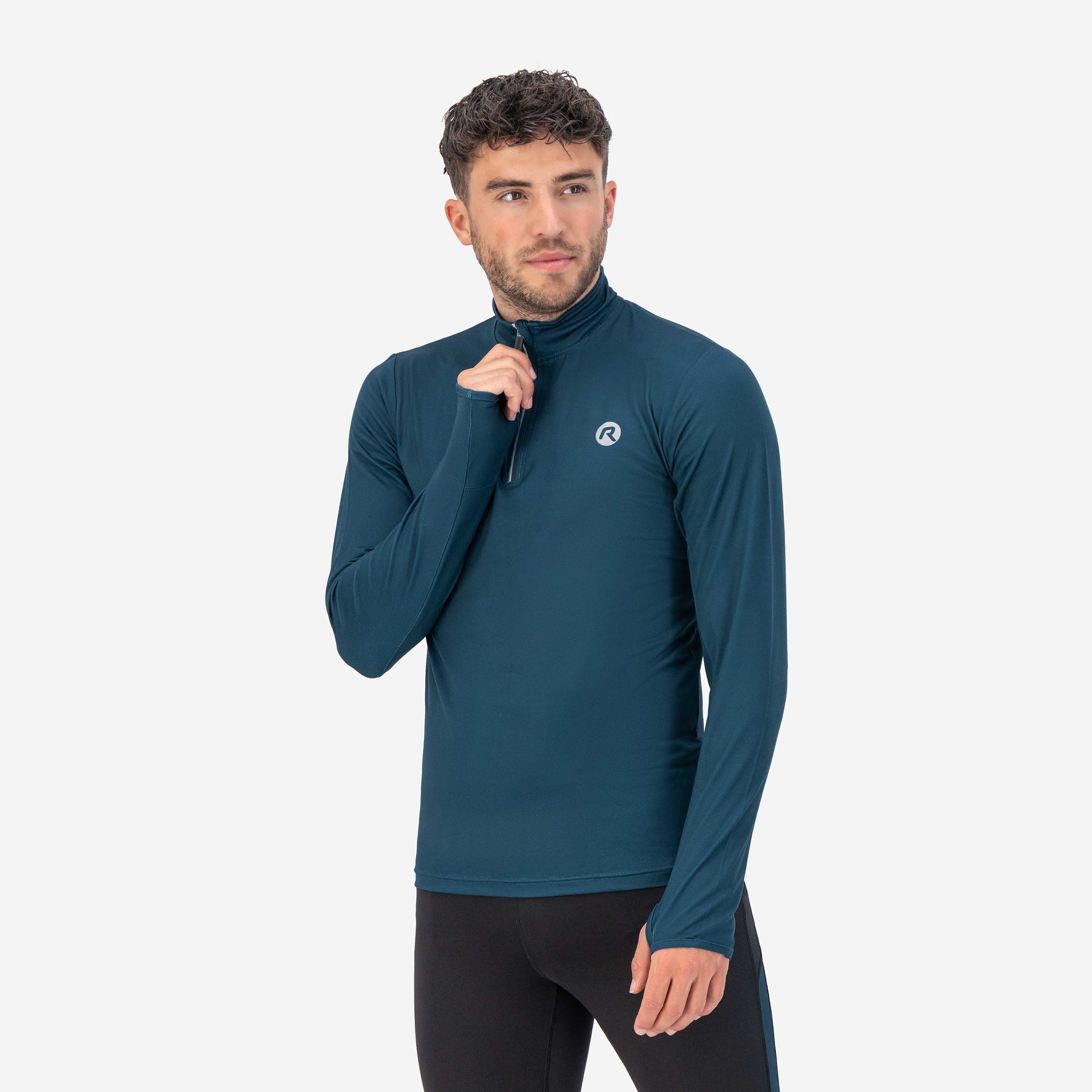 Core Running top long sleeve 1/2 zip Men - Dark blue