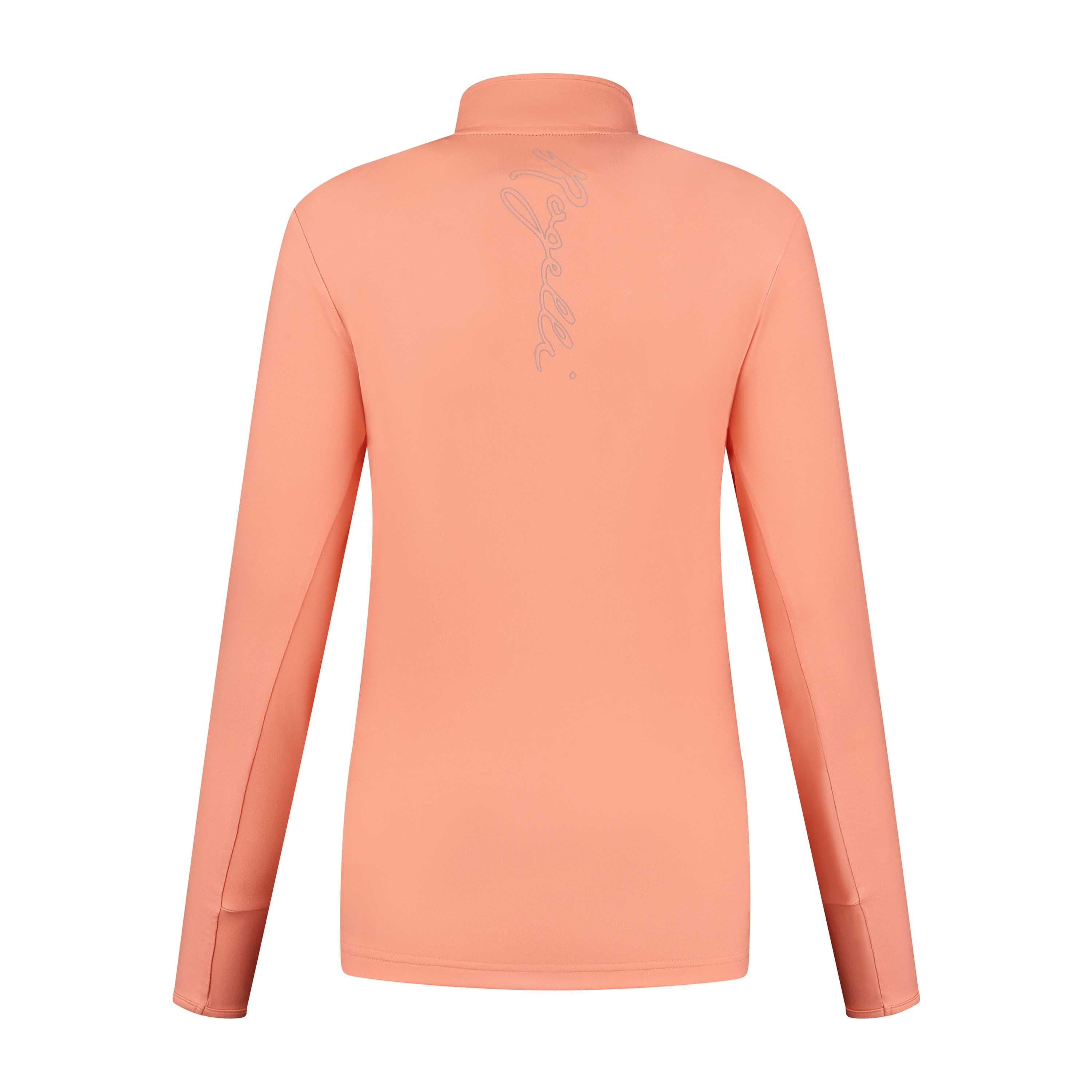 Core Running top long sleeve 1/2 ZIP Ladies - Coral