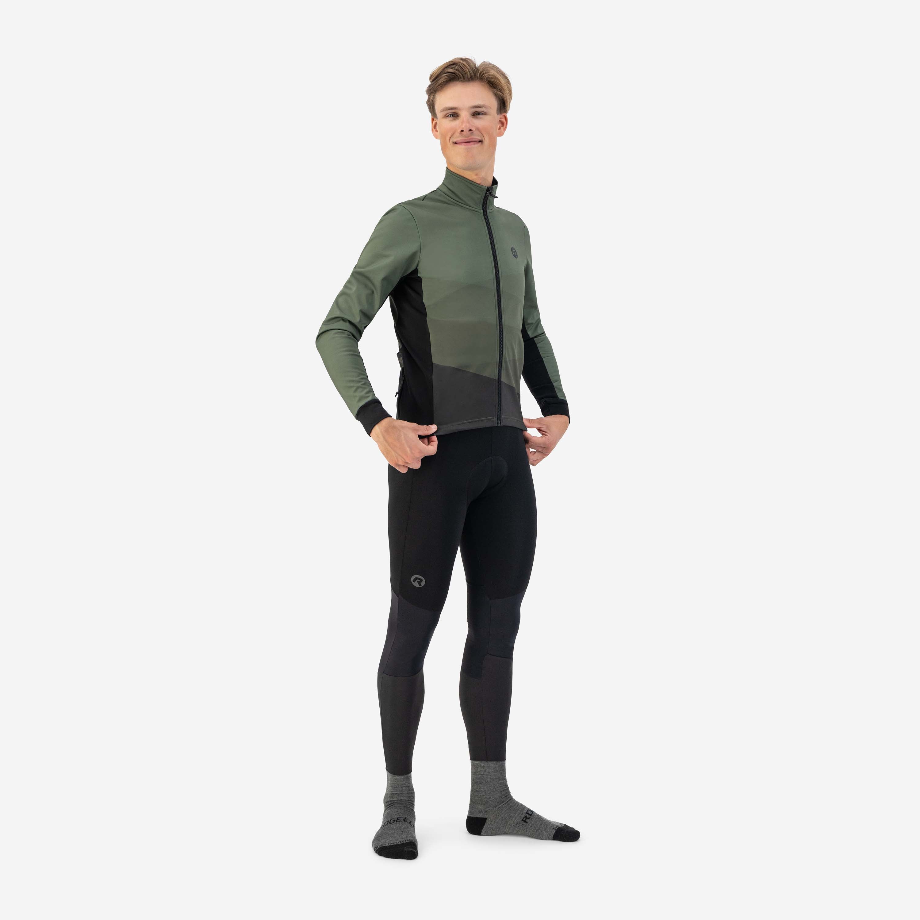 Tarax Fietsjack Winter - Legergroen