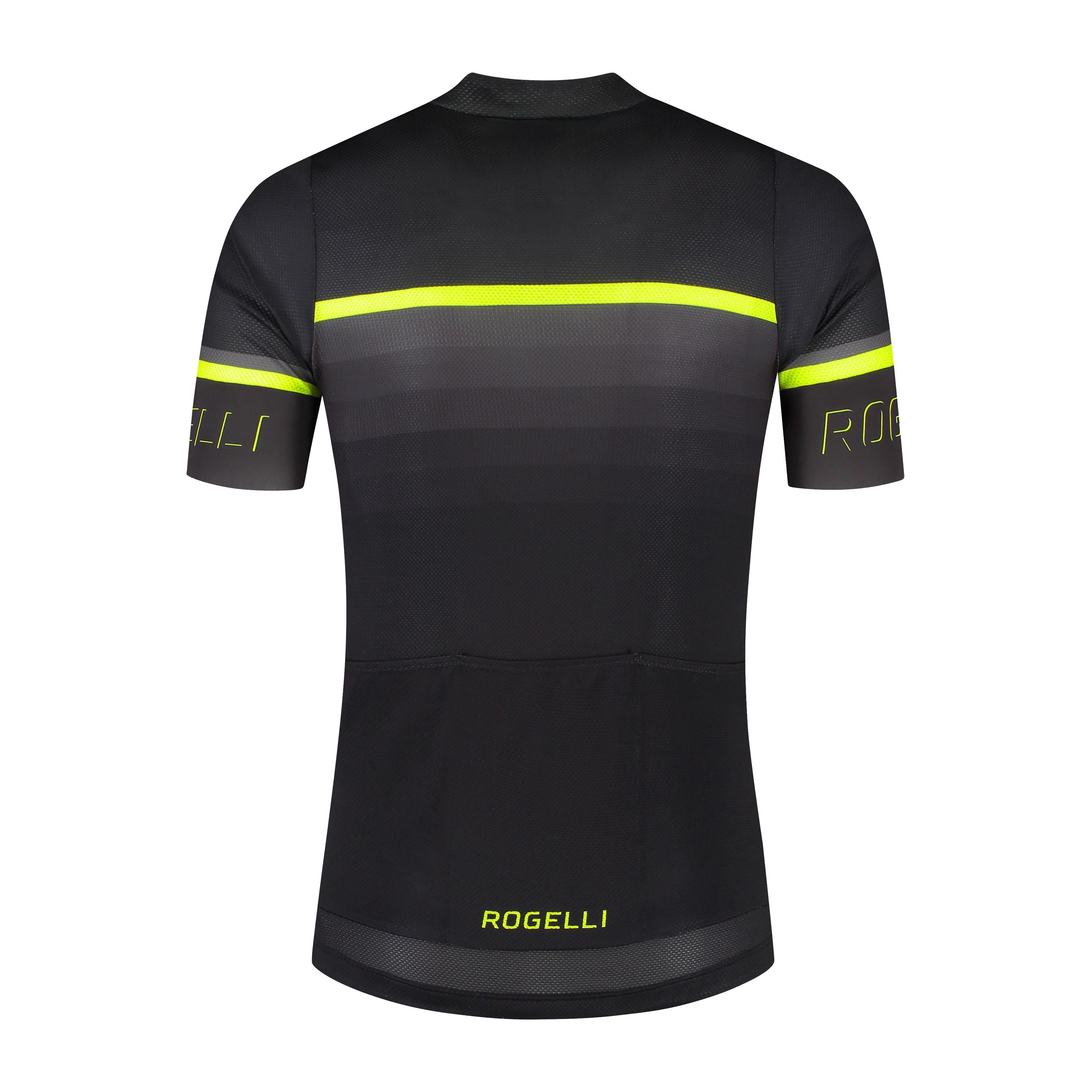 Hero II bicycle shirt Men - black/gray/neon yellow