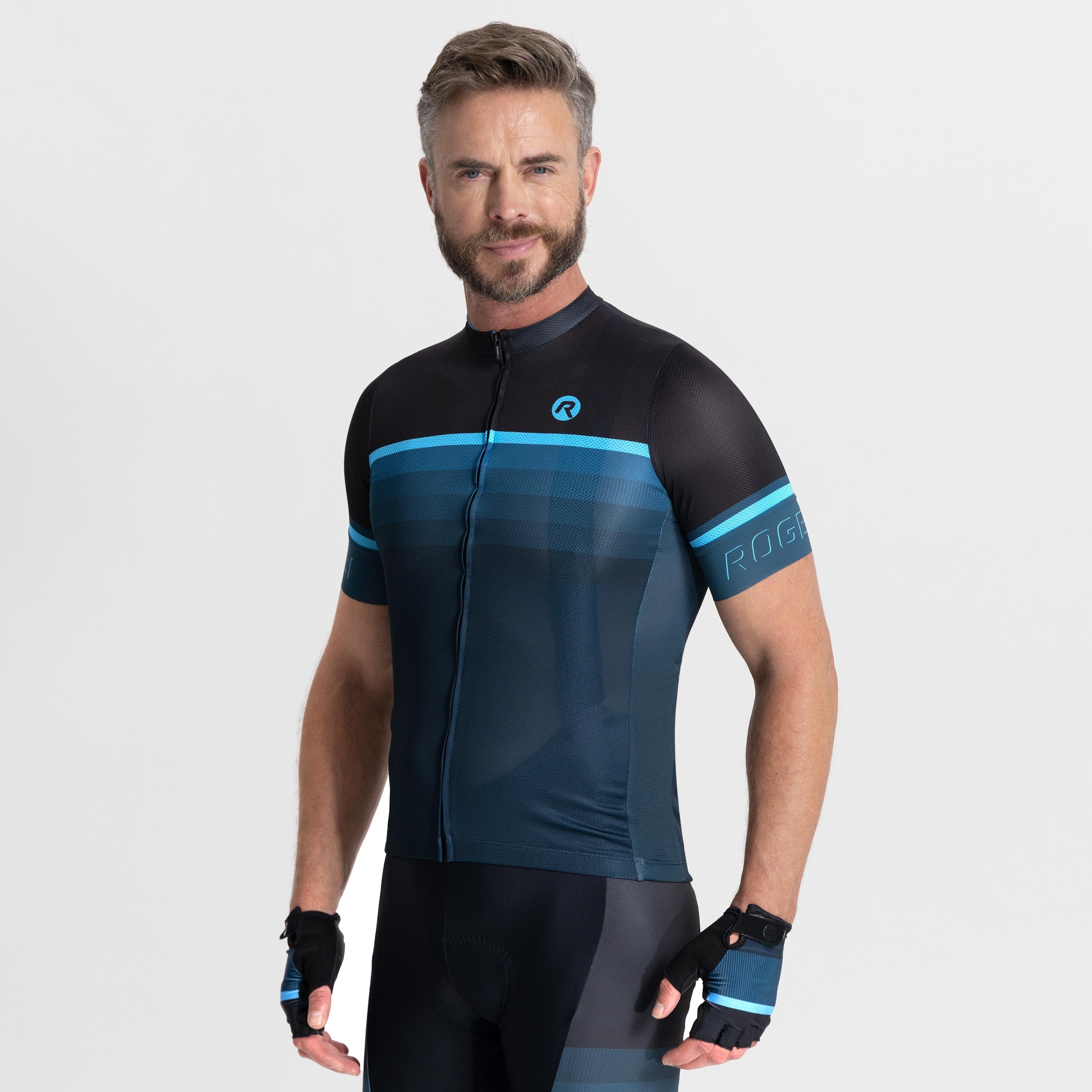 Hero II bicycle shirt Men - Black/blue