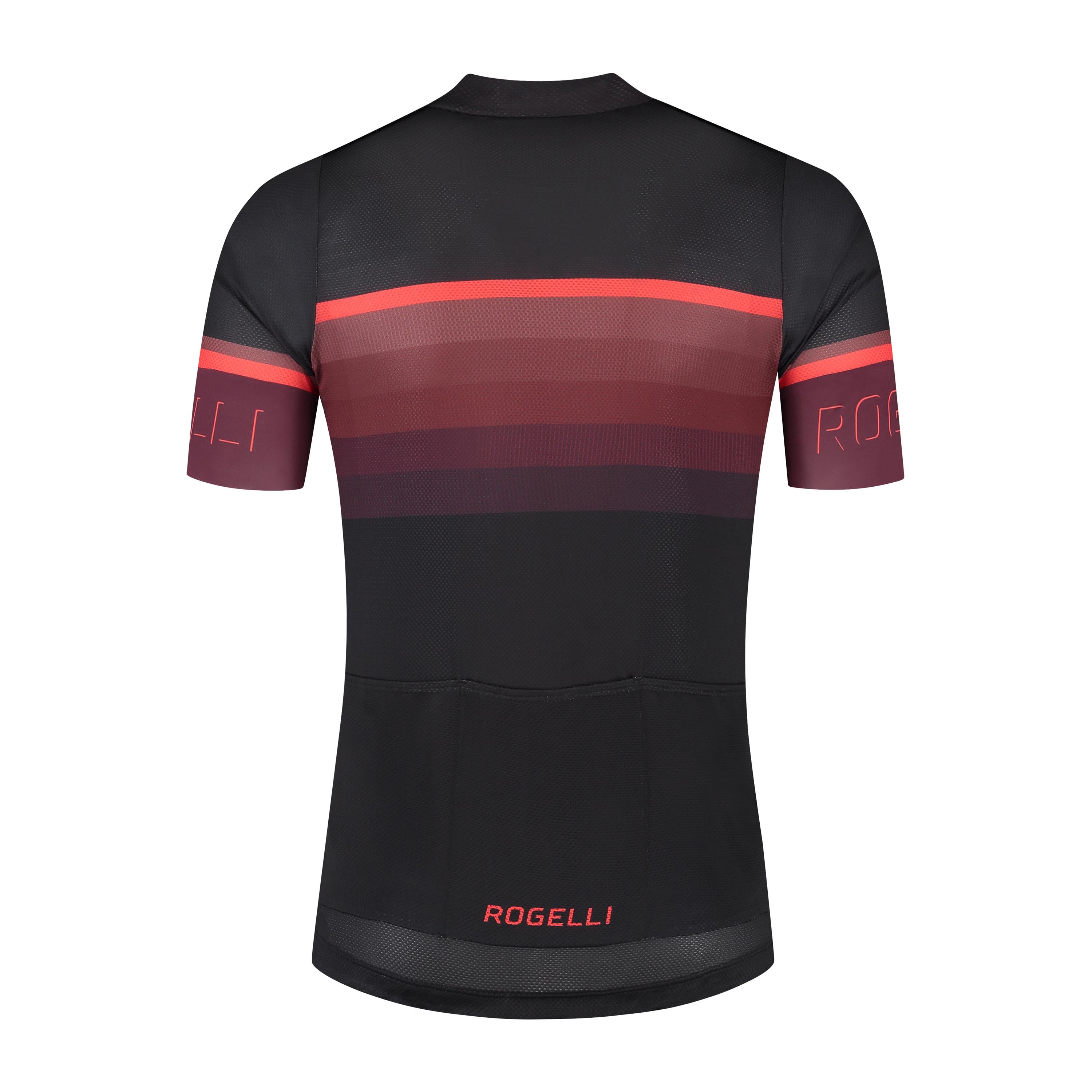 Hero II bicycle shirt Men - Black/Bordeaux/Red