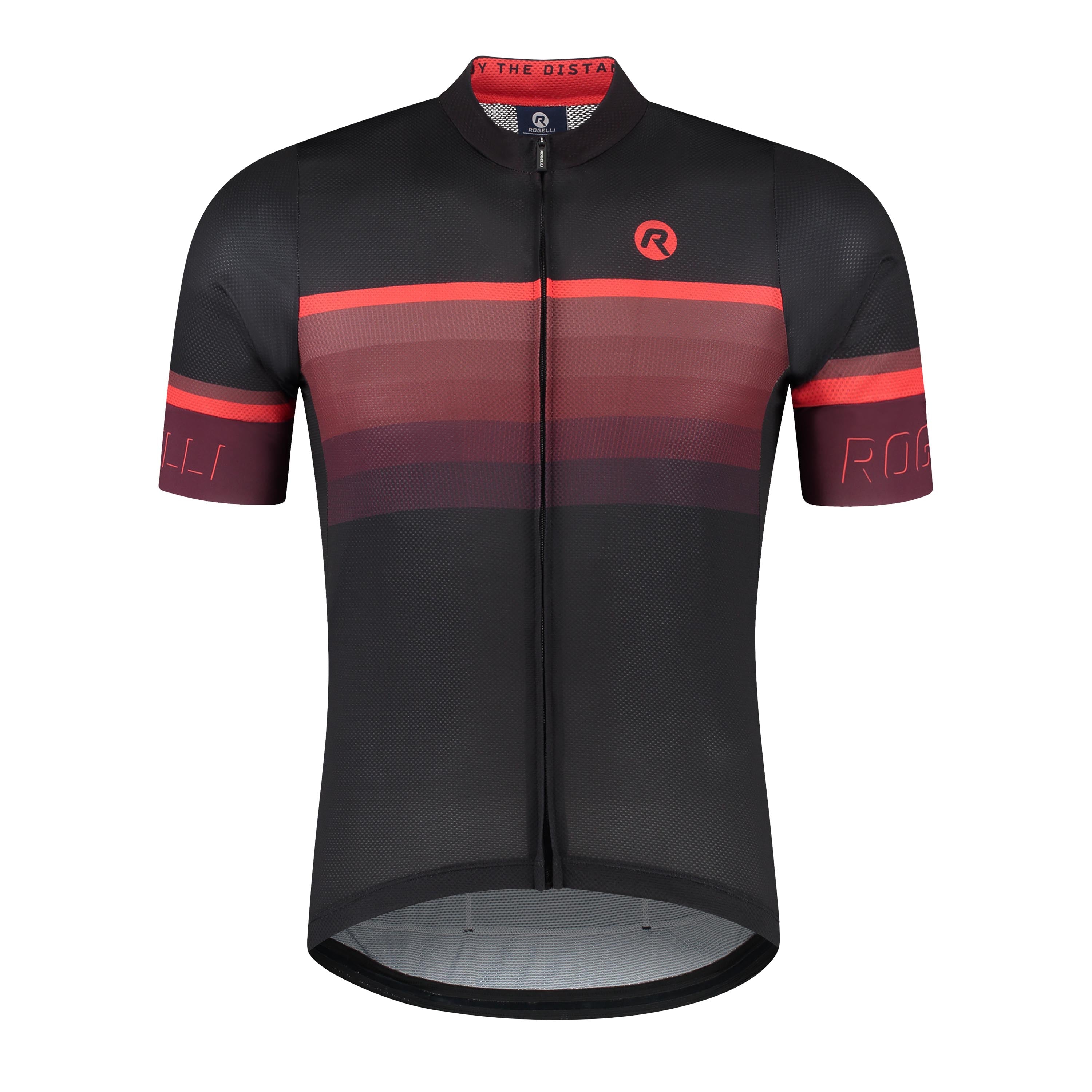 Hero II bicycle shirt Men - Black/Bordeaux/Red