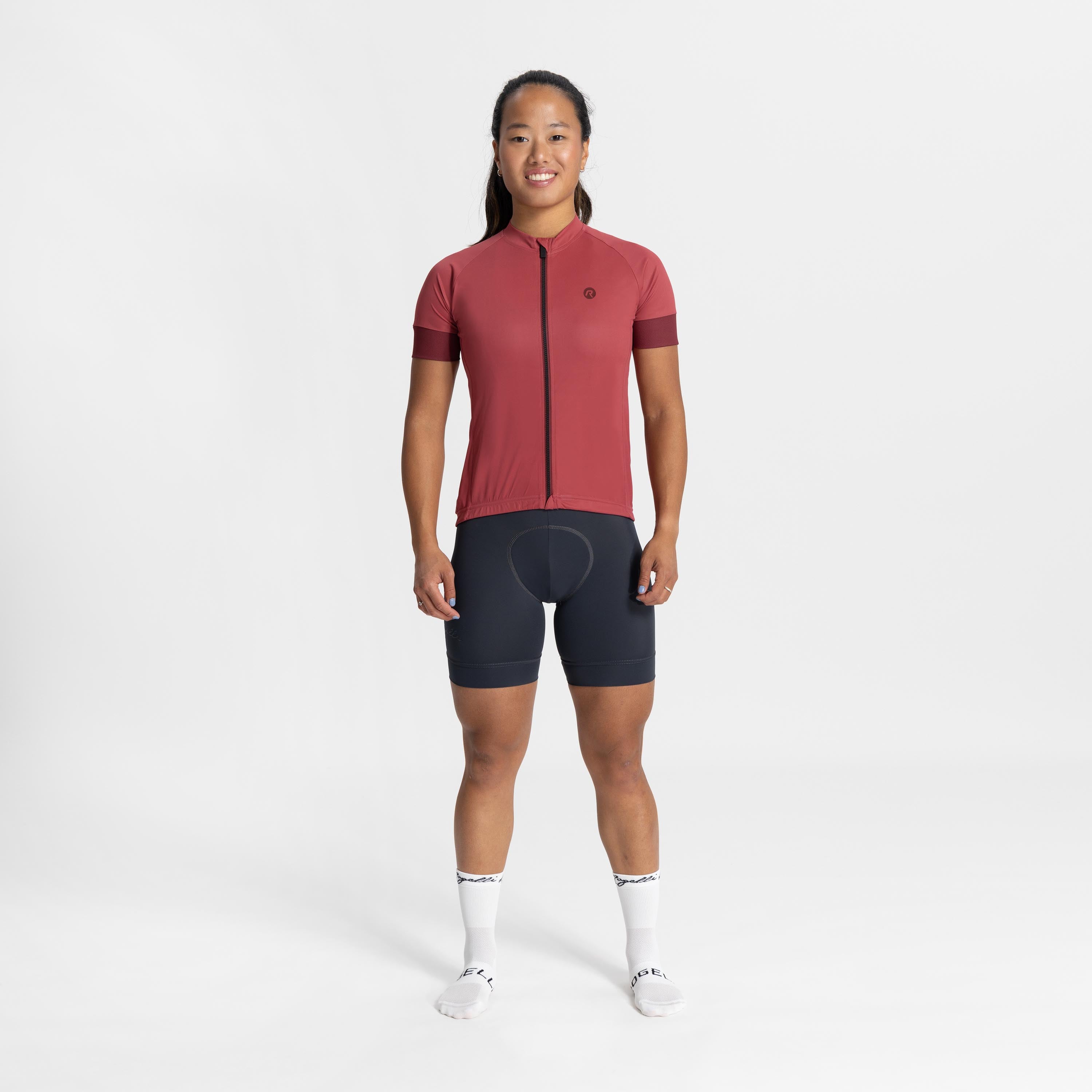 Modesta Fietsshirt Dames - Cherry