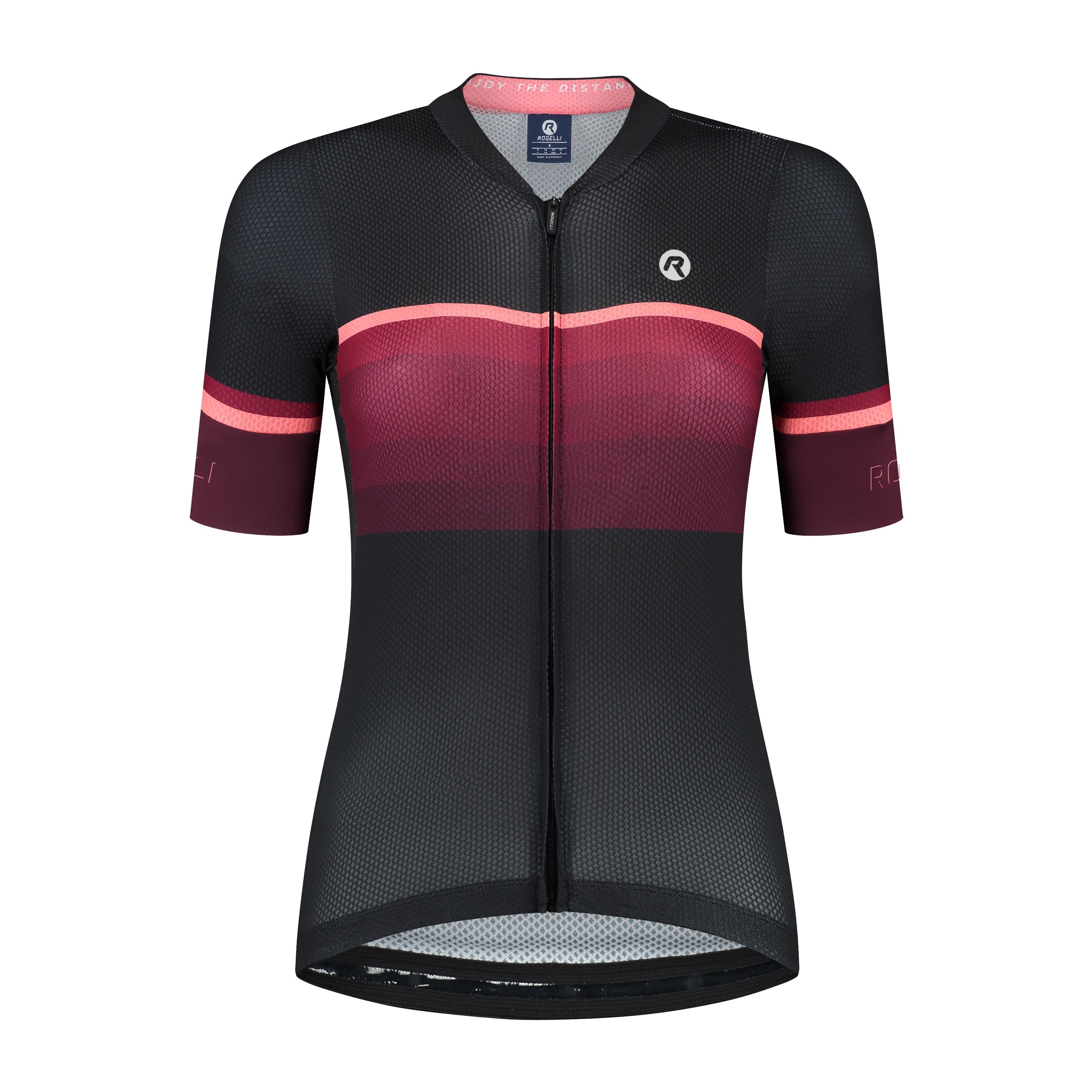 Impress II Fietsshirt Dames - Bordeaux/Koraal