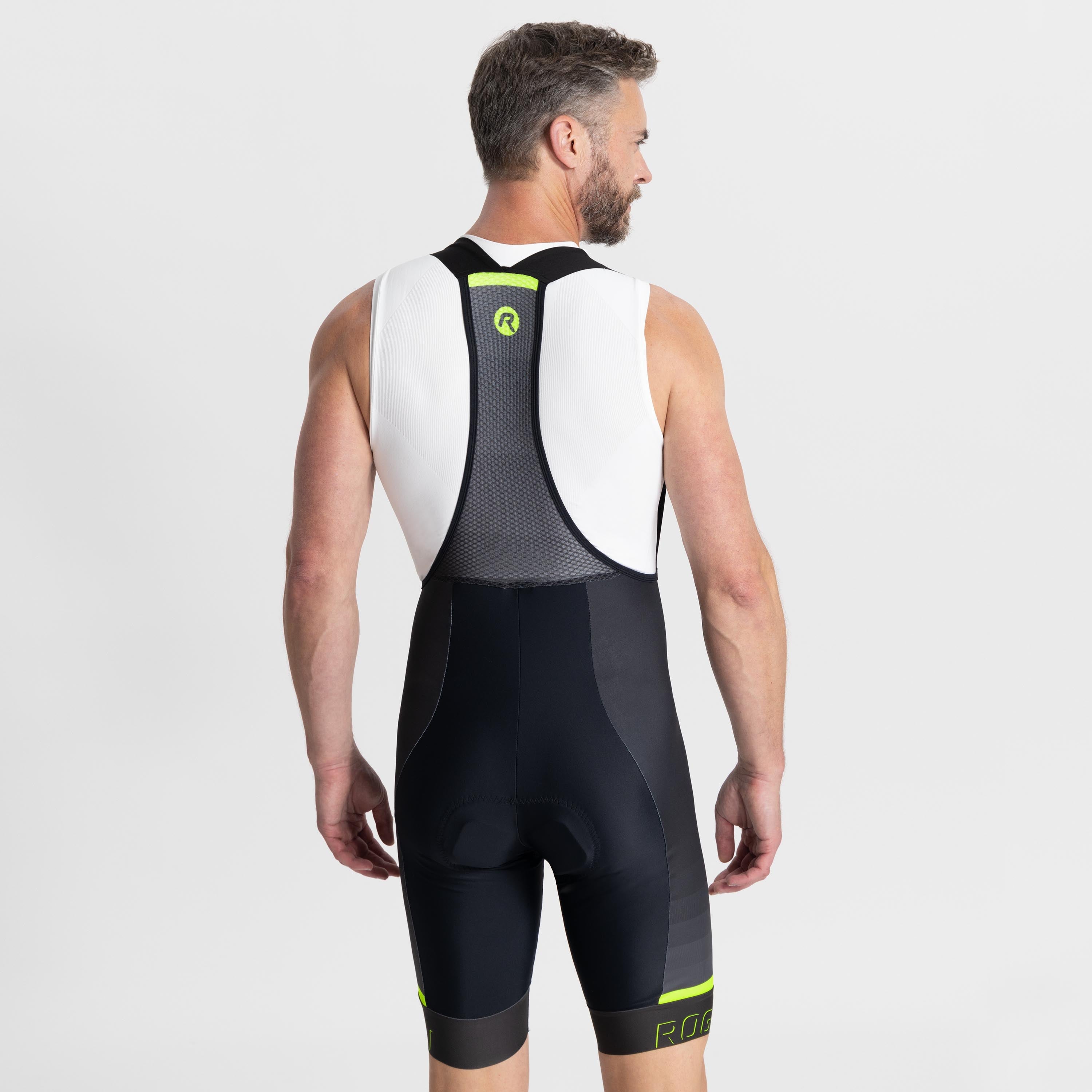 Hero II Cycling Pants Men - black/gray/neon yellow