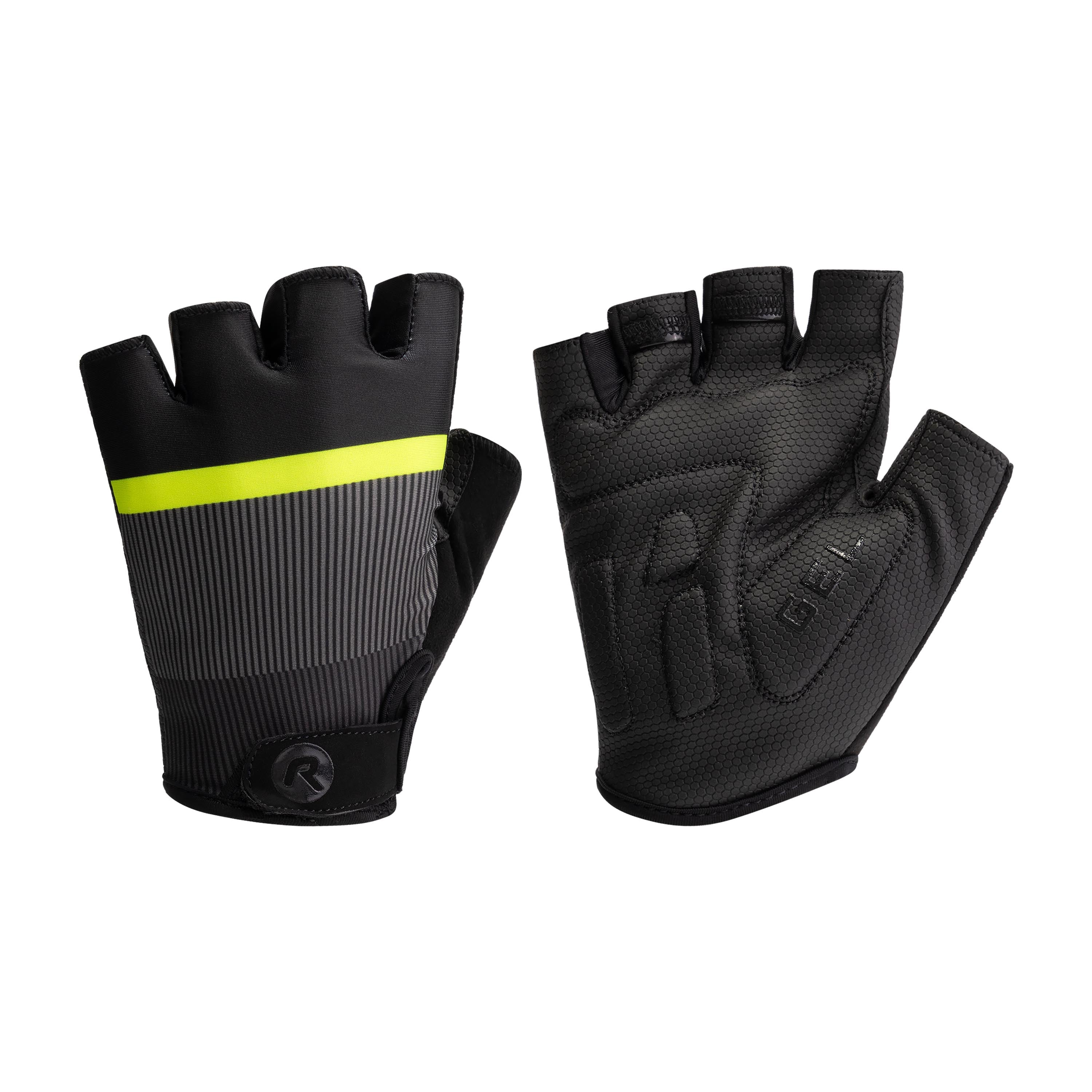 Hero II Fietshandschoenen Heren - Zwart/Grijs/Neon Geel