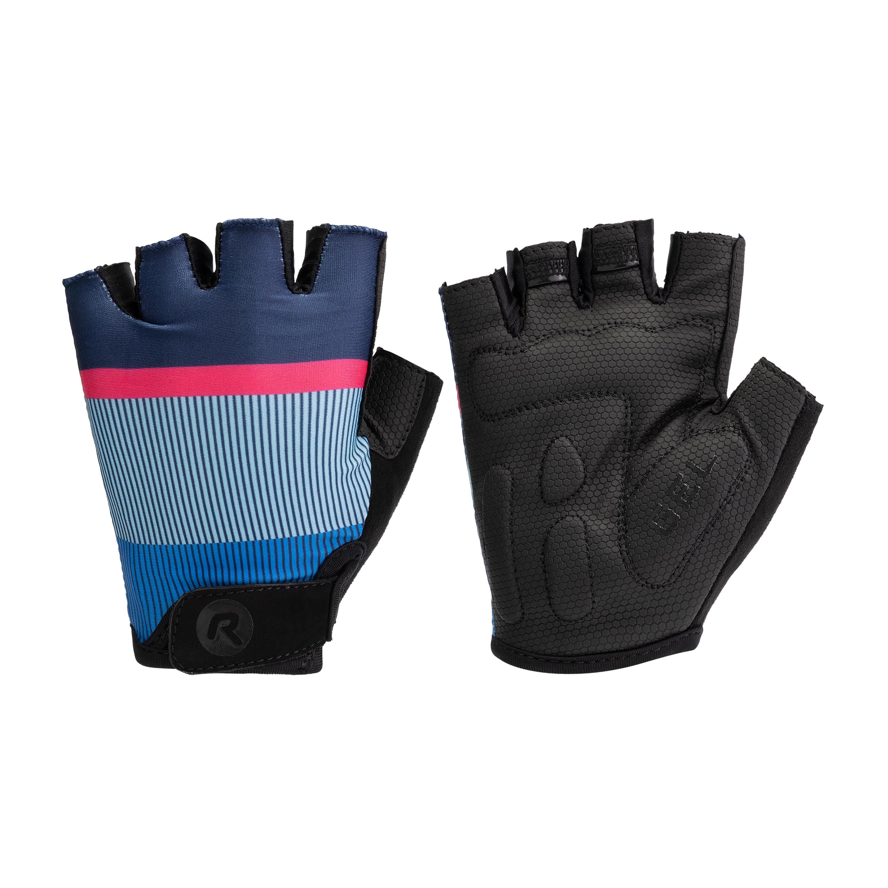 Impress II Fietshandschoenen Dames - Blauw/Zwart/Roze