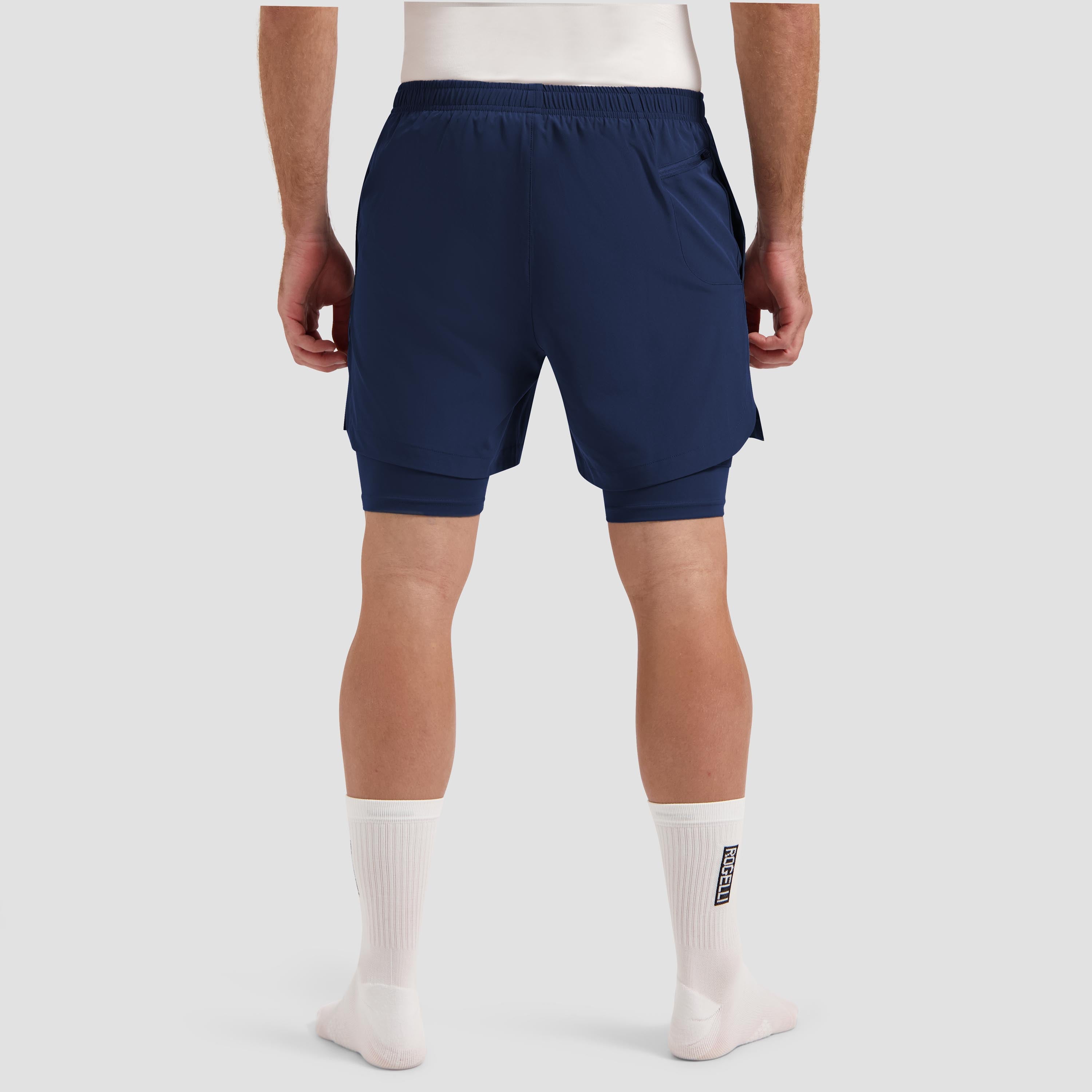 Essential 2-in-1 running shorts Men - Blue